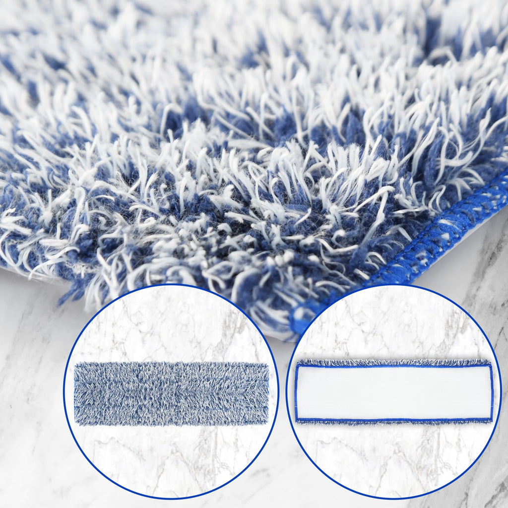3 Pack Deep Clean Pads for Bona Family of Mops | Washable & Reusable Microfiber Cleaning Pad for Hardwood and Multi-Surface