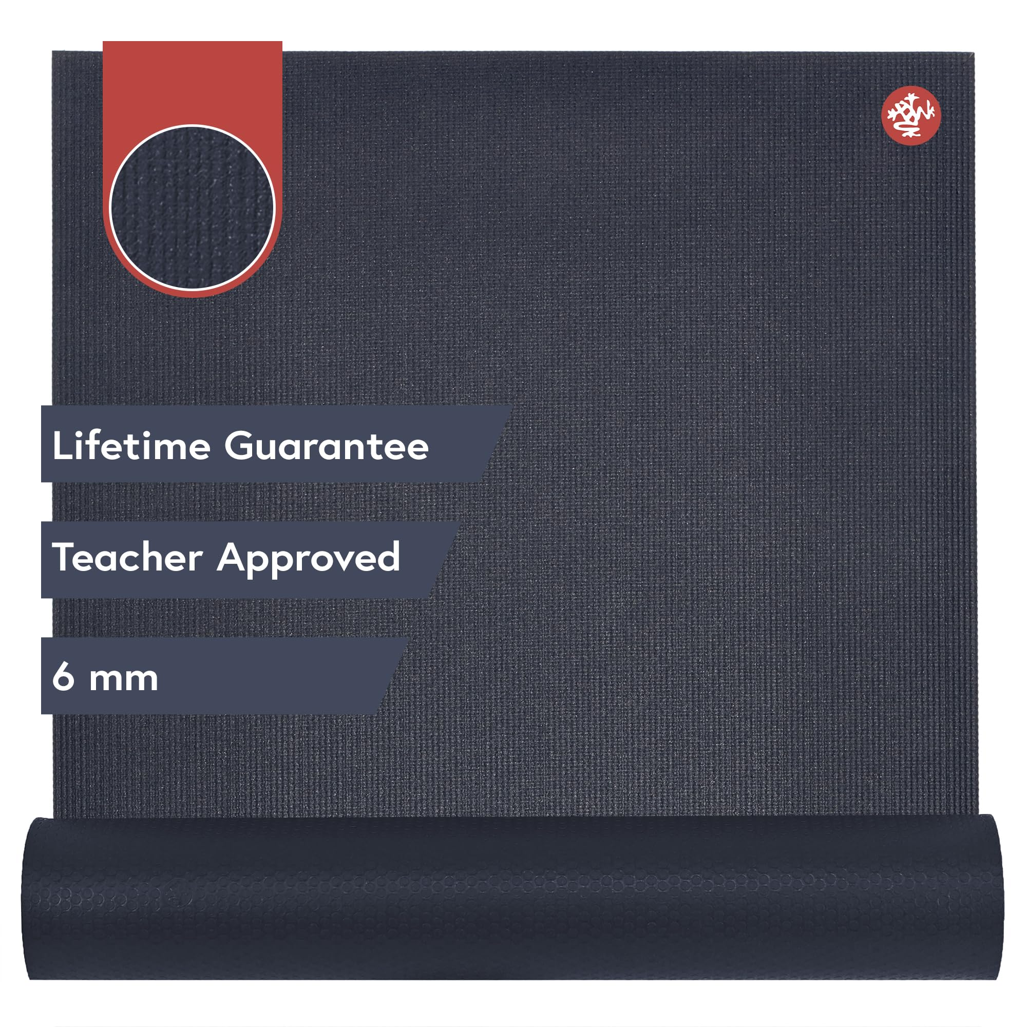 Manduka PRO Yoga Mat - 6mm | Lifetime Durability | Hygienic Construction | Premium Studio Quality | Teacher Approved