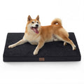 Bedsure ComfyFleece Dog Bed for Small Dogs - Orthopedic Pet Beds with Removable Washable Cover, NOT Waterproof Egg Crate Foam Puppy Mat, Suitable for Pet Up to 20 lbs, 23"x17"x2.8", NOT for Chewers