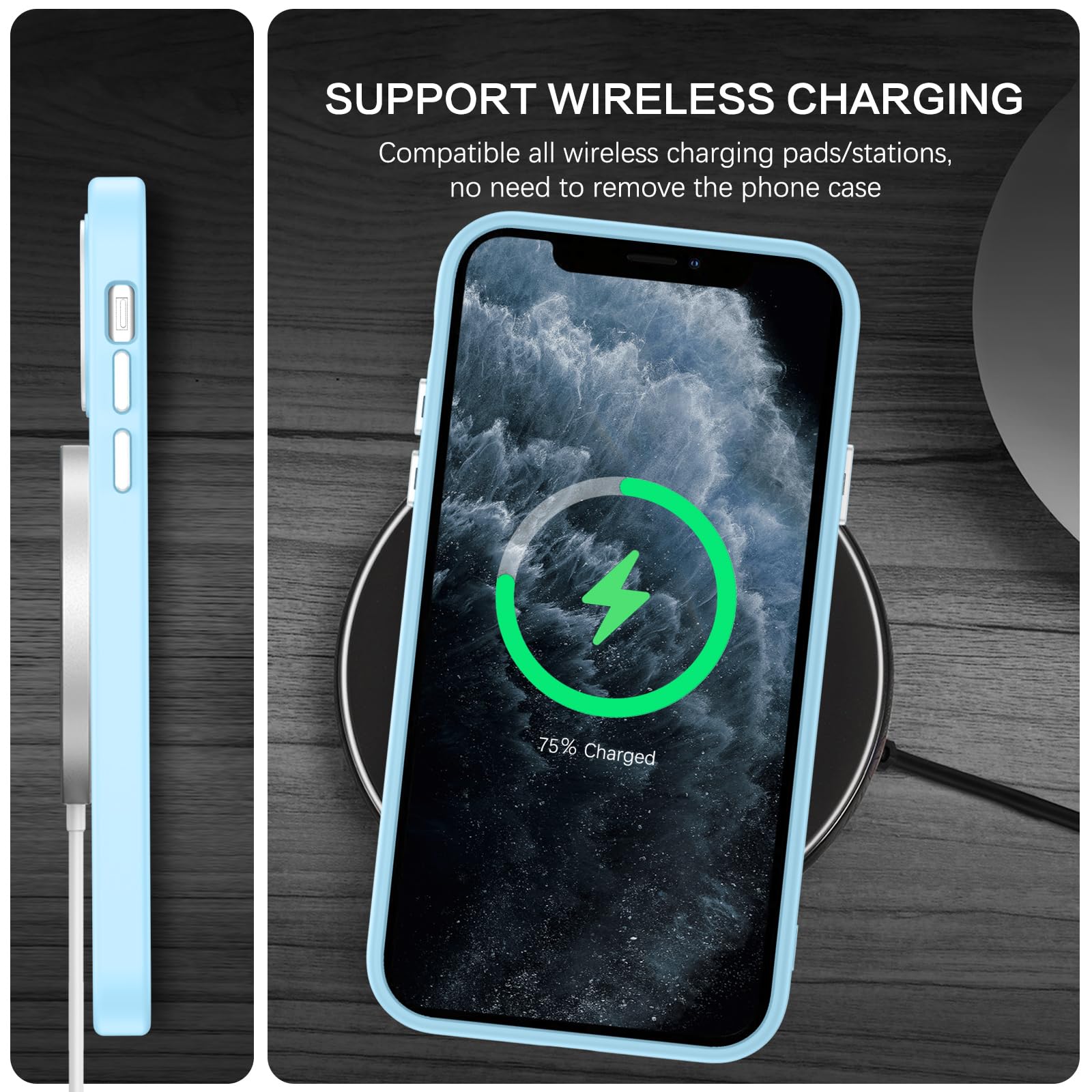 BENTOBEN for iPhone 11 Pro Case 2019 [Compatible with Magsafe] Translucent Matte Magnetic Phone Case iPhone 11 Pro 5.8" Slim Thin Shockproof Bumper Women Men Protective Cases Cover, Black