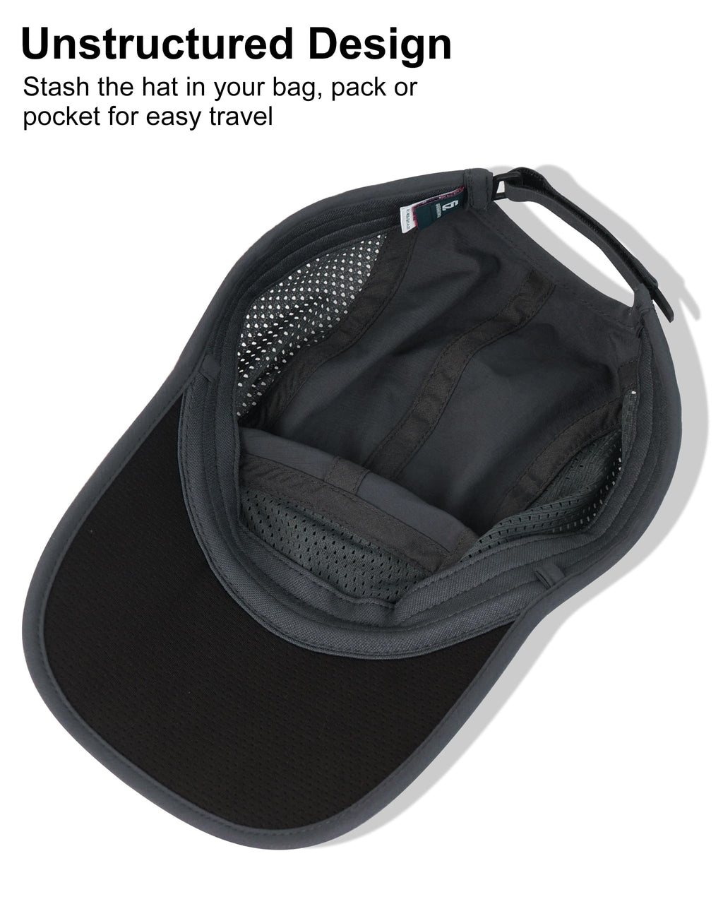 GADIEMKENSD Mens Folding Outdoor Hat Long Brim UPF 50+ Sun Protection