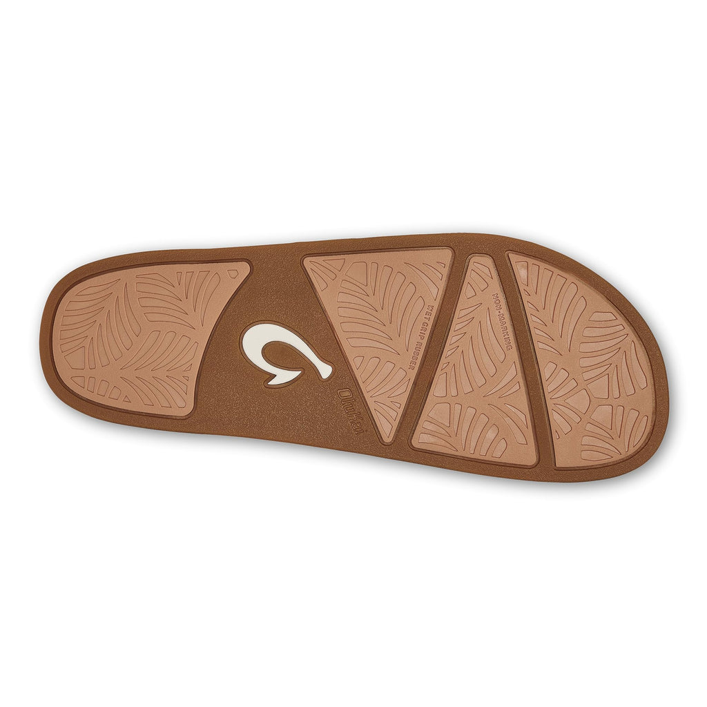 OluKai Kipe'a Olu Women's Slide Sandal, Premium Leather, Relaxed & Dressy Design For Any Occasion, All-Day Comfort & Fit