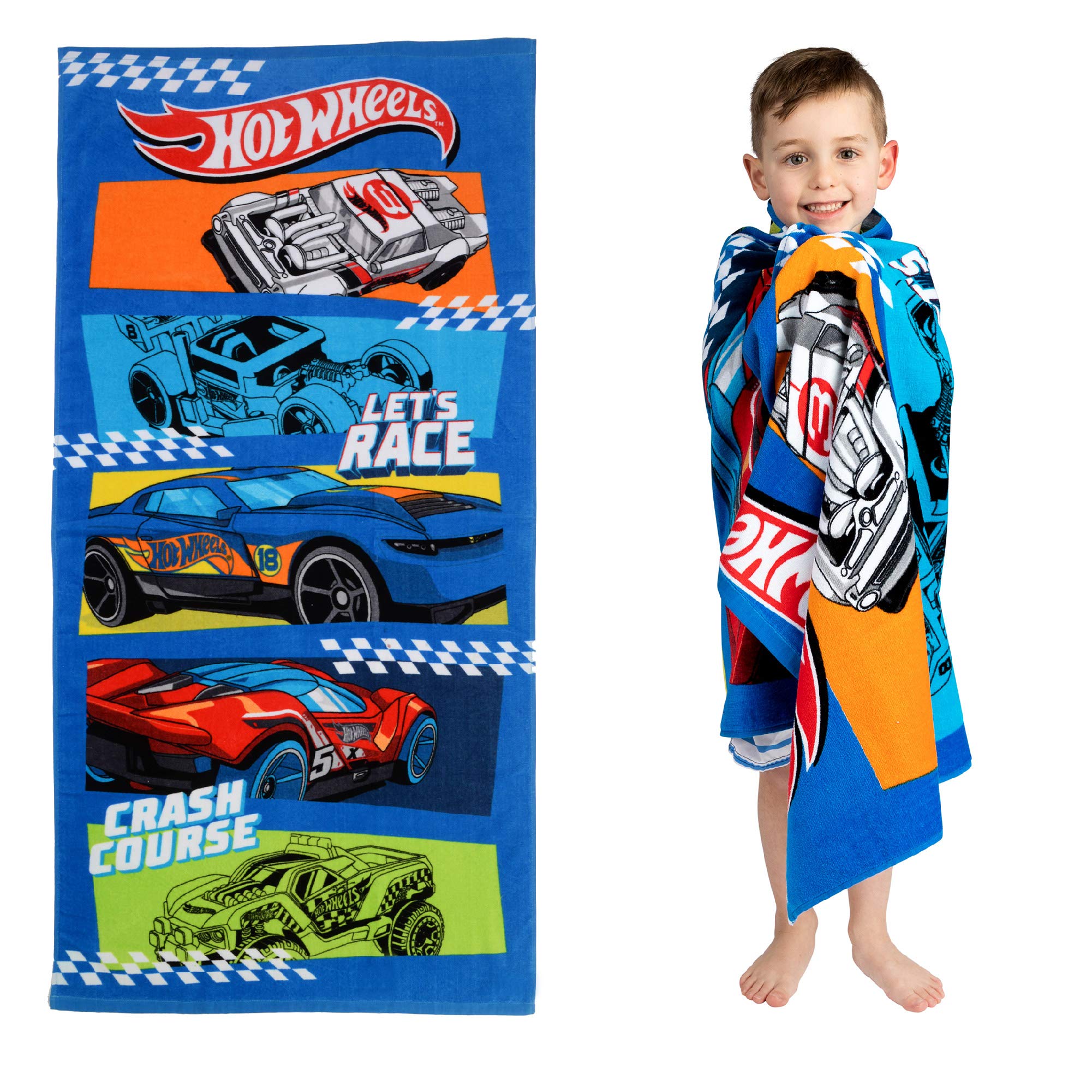 Barney Classic Kids Super Soft Cotton Bath/Pool/Beach Towel, 58 in x 28 in, (Offical Licensed Product) By Franco