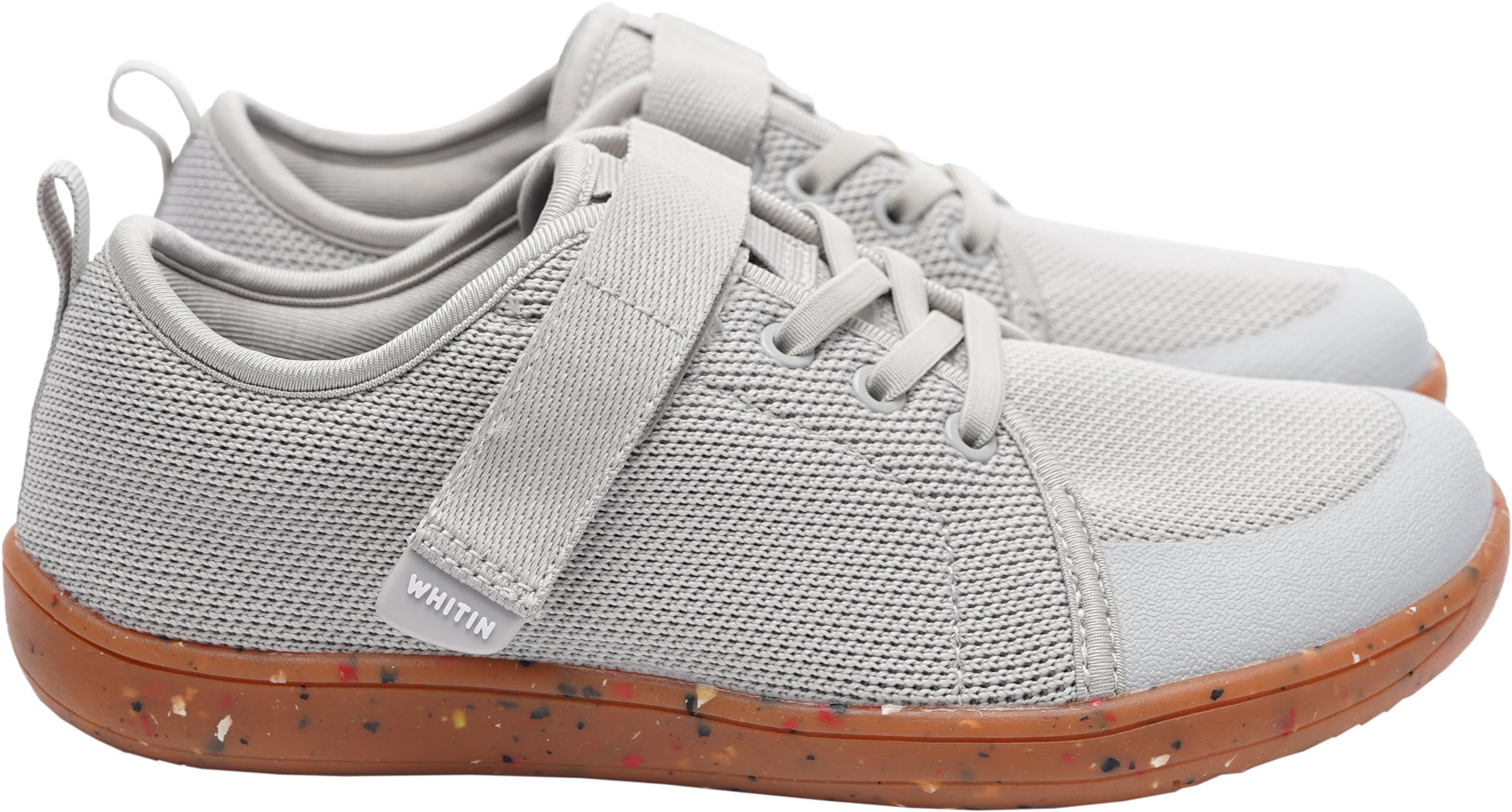 WHITIN Little/Big Kid Barefoot Shoes | Boys/Girls Lace-up Minimalist Sneakers | Wide Toe Box | Natural Flexible Fit