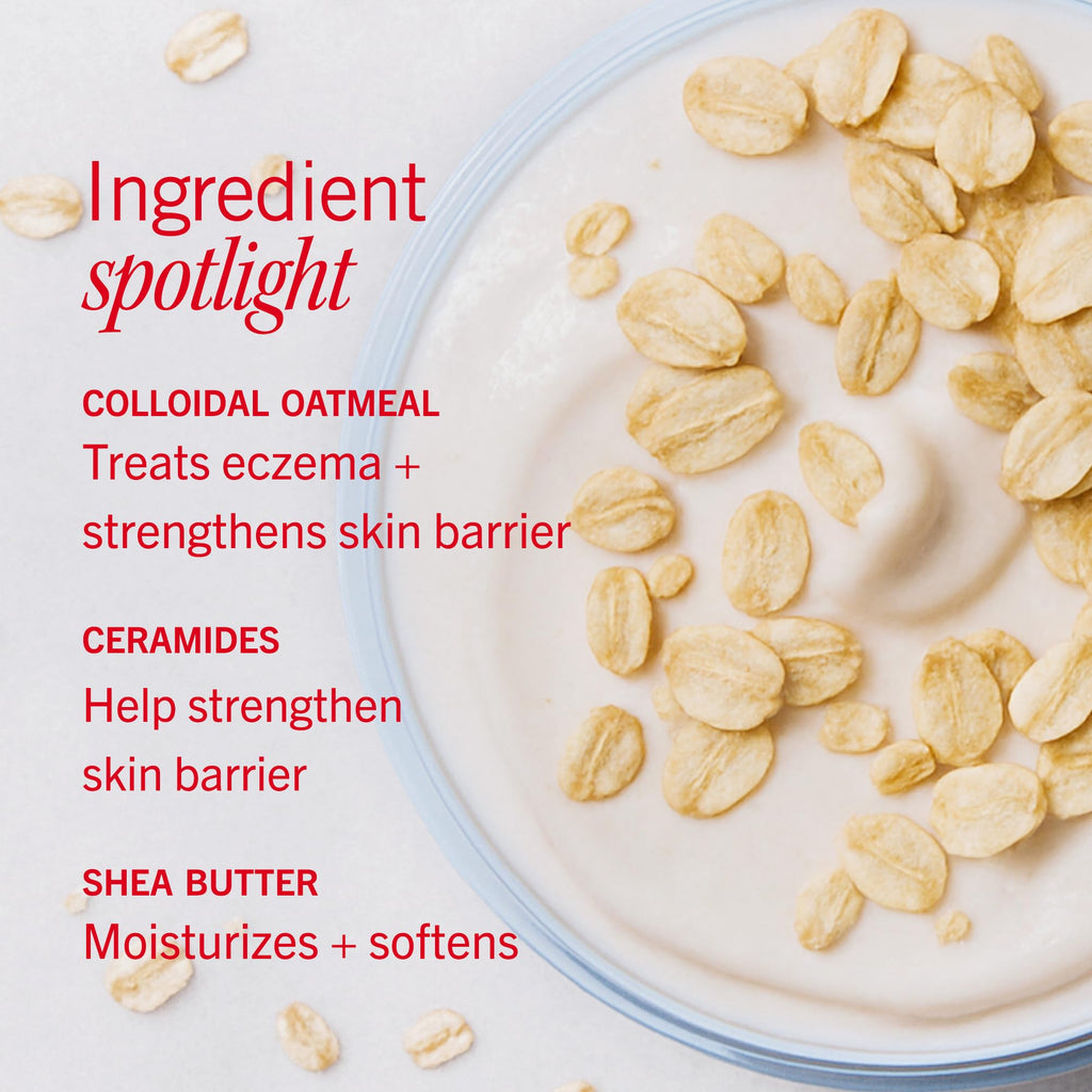 First Aid Beauty Ultra Repair Cream, Intense Hydration Face & Body Moisturizer with Colloidal Oatmeal, Helps Relieve Eczema, Dry Skin Barrier Repair, Fragrance Free