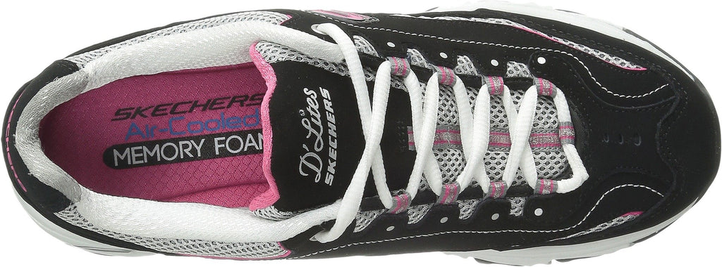 Skechers Women's D'lites Life Saver Memory Foam Lace-up Sneakers