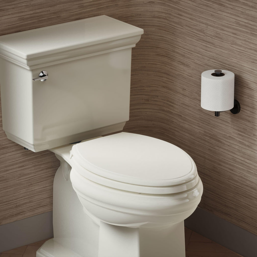 KOHLER 4733-RL-17 Glenbury ReadyLatch Quiet Close Elongated Toilet Seat, Soft Close Toilet Seats, Teal