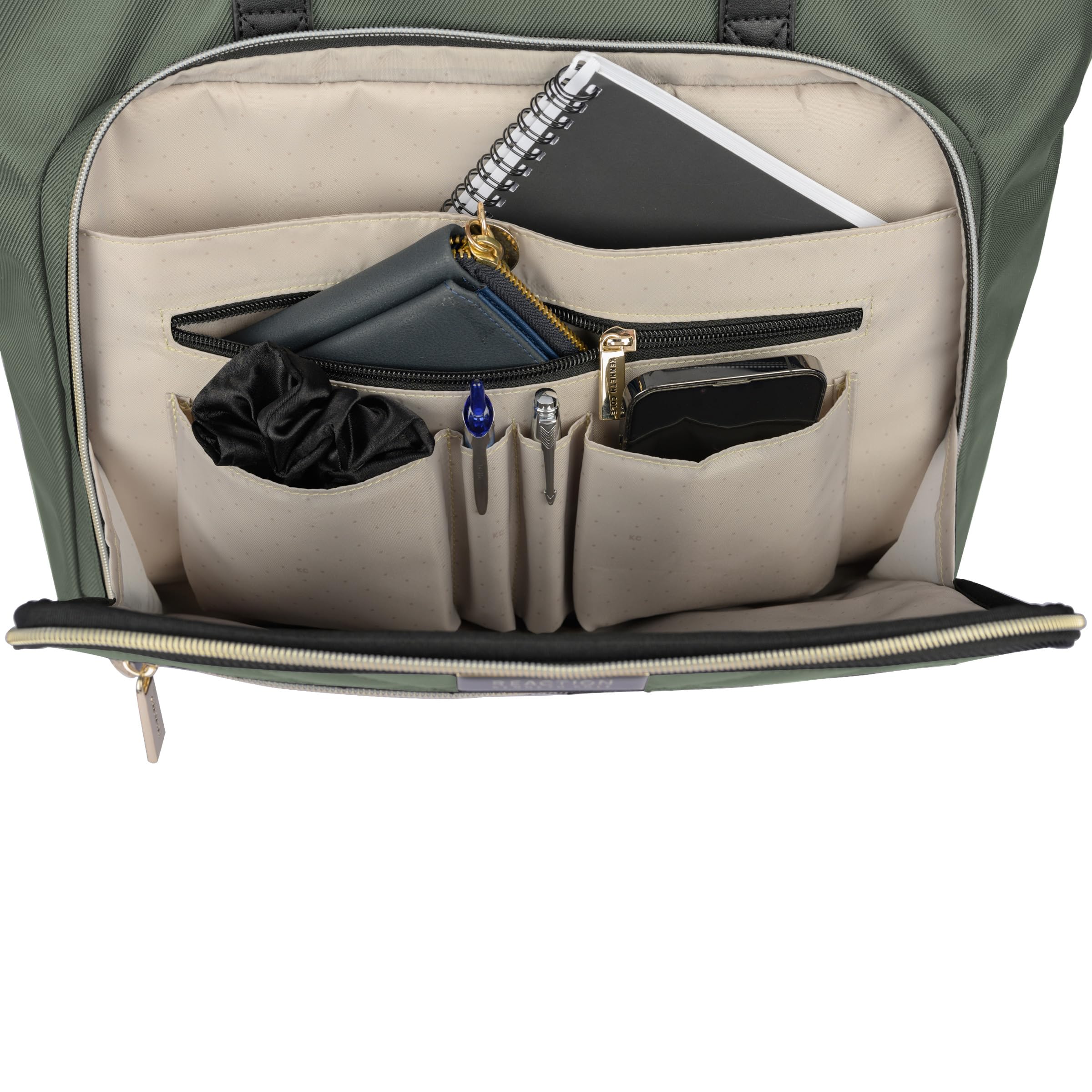 Kenneth Cole REACTION Chelsea Quilted Chevron 15" Laptop & Tablet Business Tote with Removable Shoulder Strap