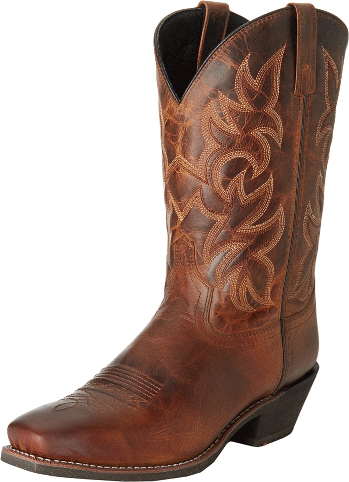 Laredo Mens Breakout Square Toe Pull On Casual Boots Mid Calf - Brown