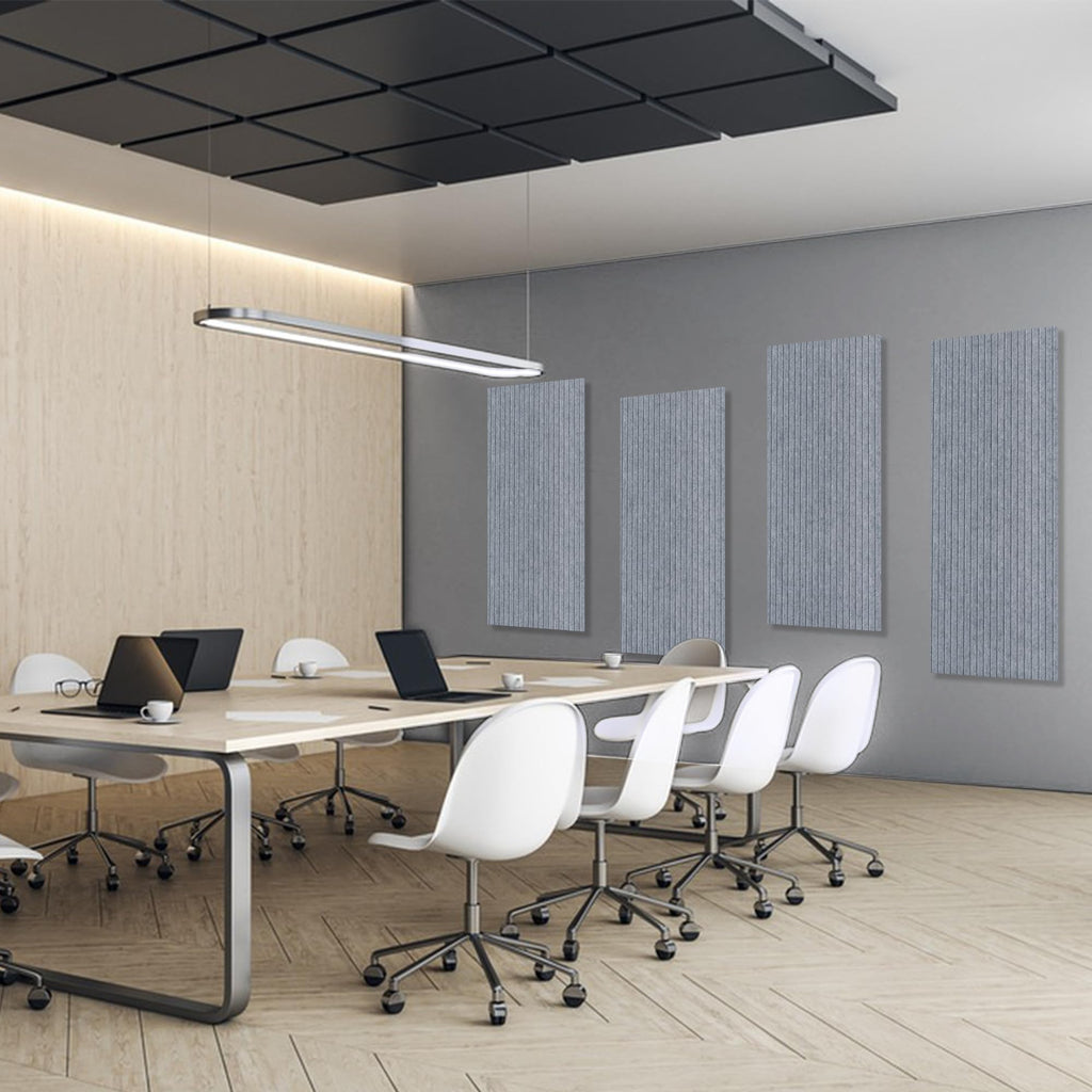 Art Acoustic Panels for Wall,5 Pack Sound Absorbing Panels,47.2” x 23.6” Soundproof Wall Panels,High-Density Acoustic Wall Panels,Decorative Sound Panels with Wood-Look