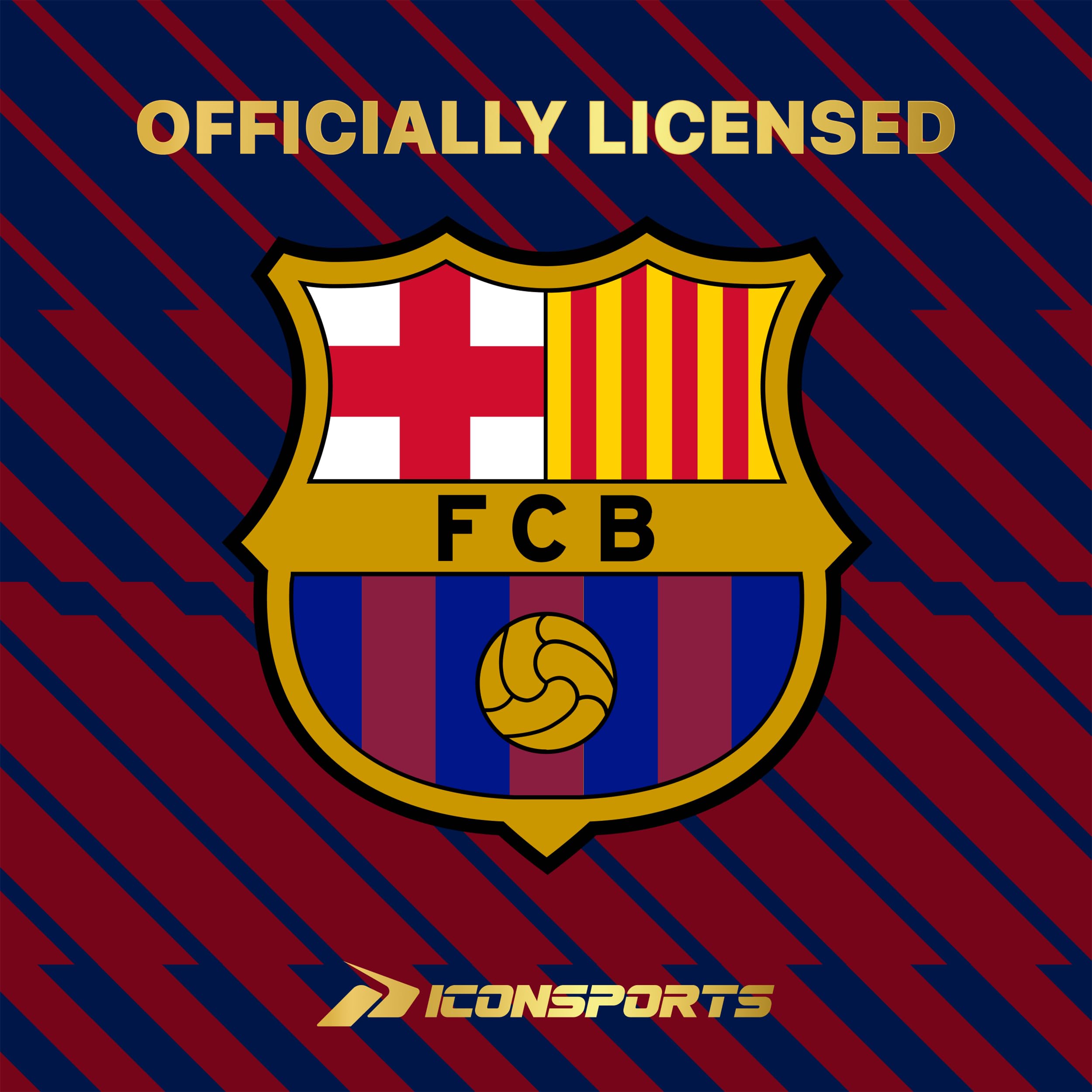 Icon Sports Officially Licensed FC Barcelona Soccer Track Jacket - Unisex Adult
