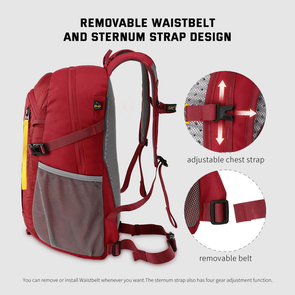 SKYSPER Small Hiking Backpack, 20L Lightweight Travel Backpacks Hiking Daypack for Women Men