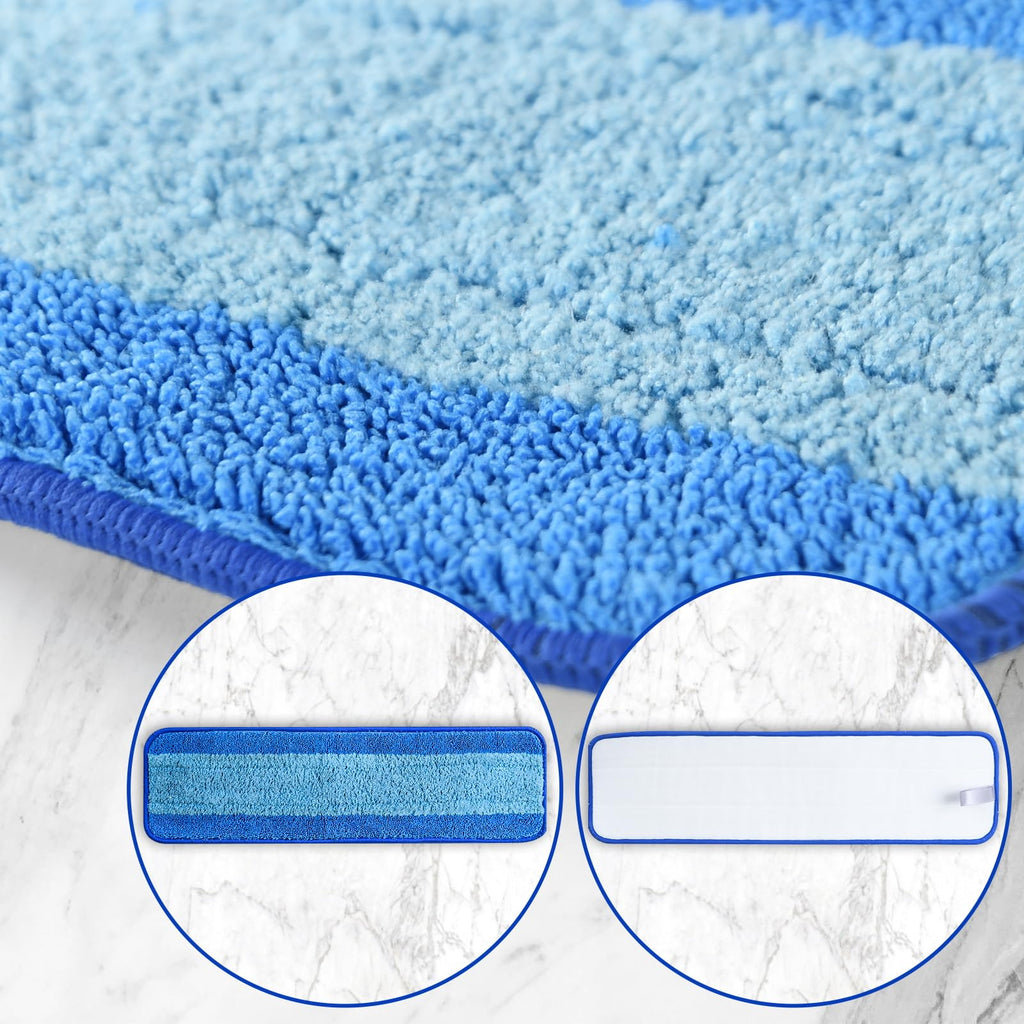3 Pack Deep Clean Pads for Bona Family of Mops | Washable & Reusable Microfiber Cleaning Pad for Hardwood and Multi-Surface