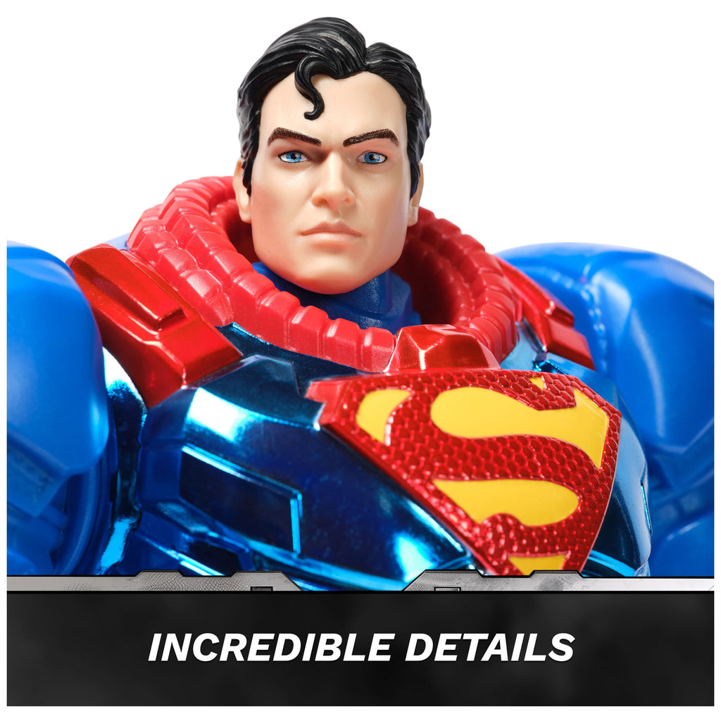 DC Comics, Metal Force Batman Action Figure, 12-Inch Extra Large Super Hero Collectible Kids Toys for Boys and Girls Ages 4 and Up