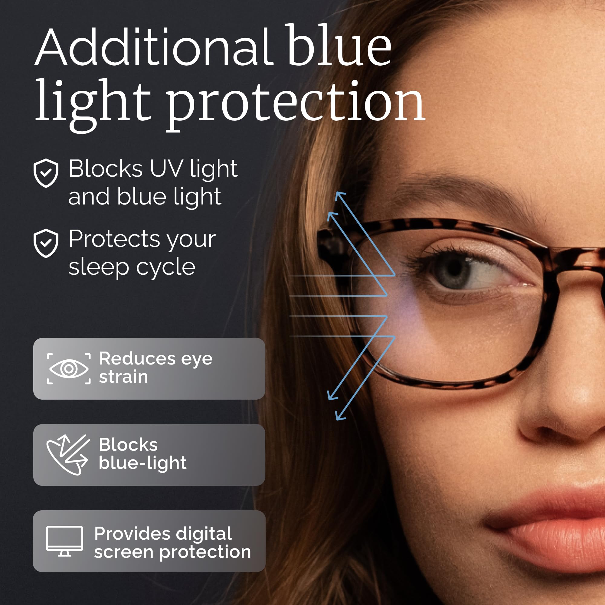 CCVOO Mix & Match Reading Glasses for Women - Lightweight, Comfortable Fit, Clear Vision - Blue Light Blocking