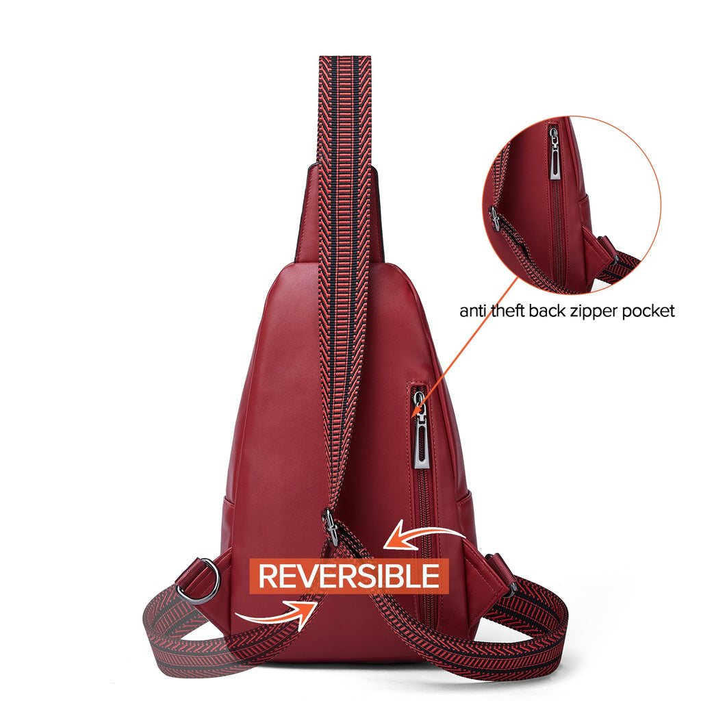 Sling Bag Crossbody Bags for Women Small Cross Body Bag Fanny Packs Chest Sling Purse for Daily Travel Leisure Sport