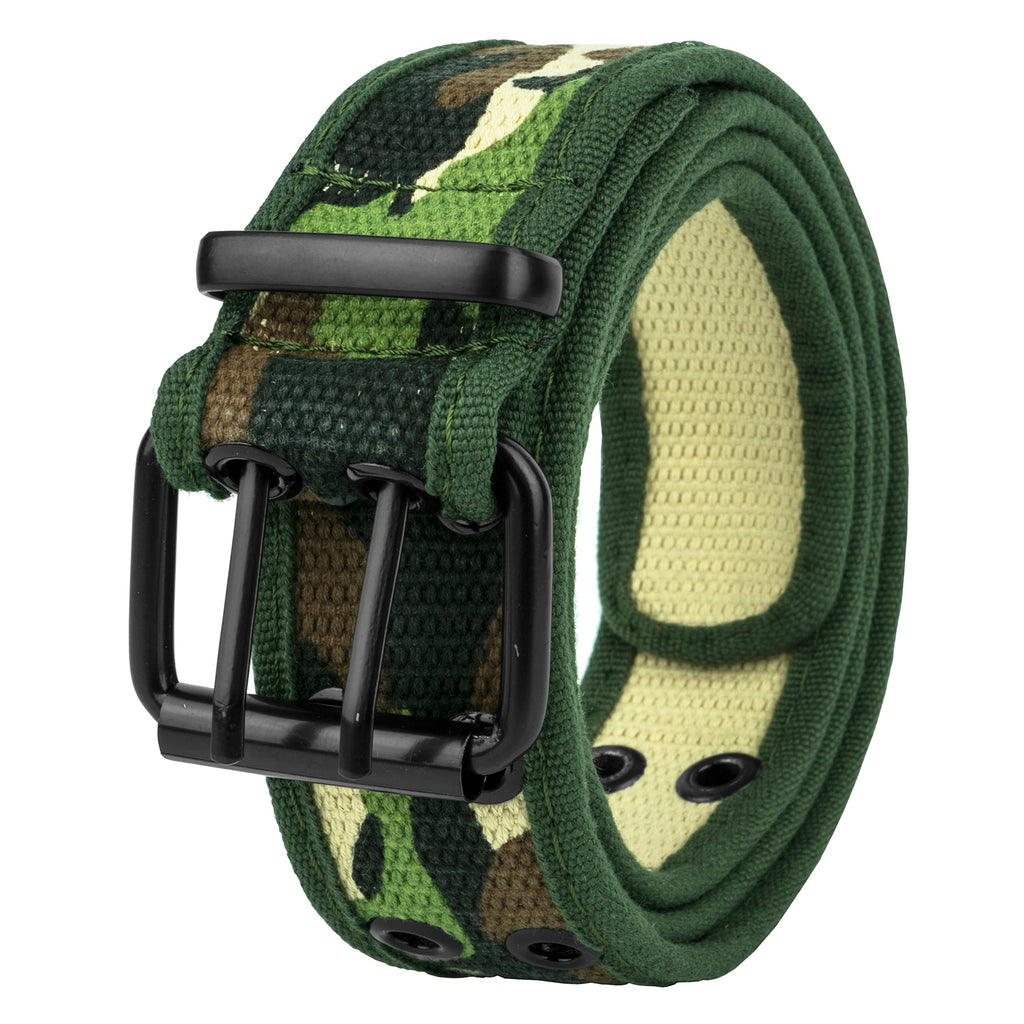 Gelante Canvas Double Grommet Hole Belt 12 Colors