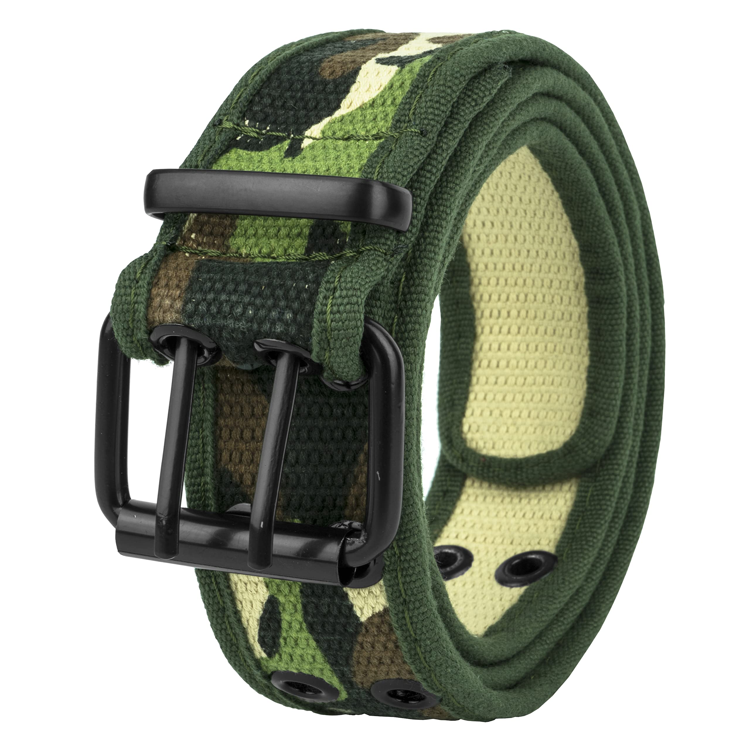 Gelante Canvas Double Grommet Hole Belt 12 Colors