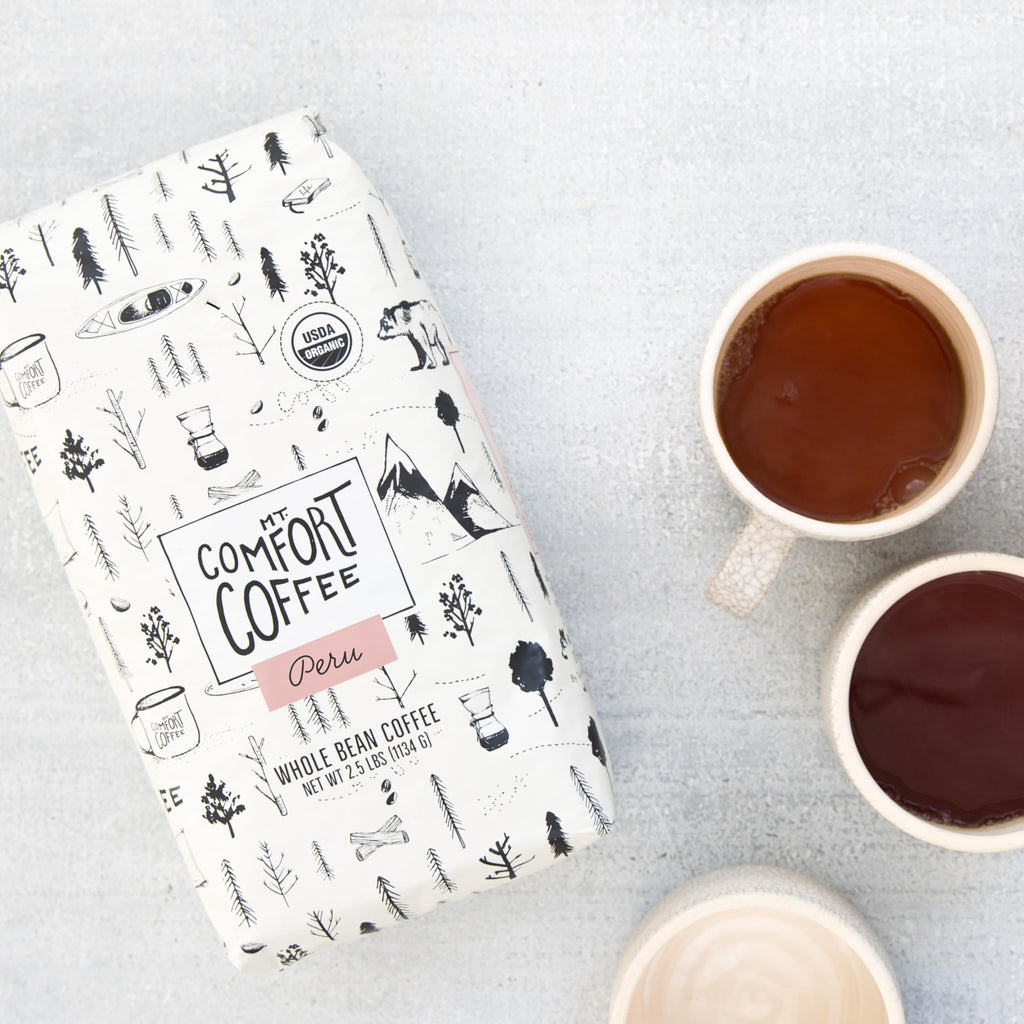 Mt. Comfort Coffee Costa Rica Medium Roast, 2.5lb - Sourced From Local, Costa Rican Coffee Farms - Roasted Whole Bean