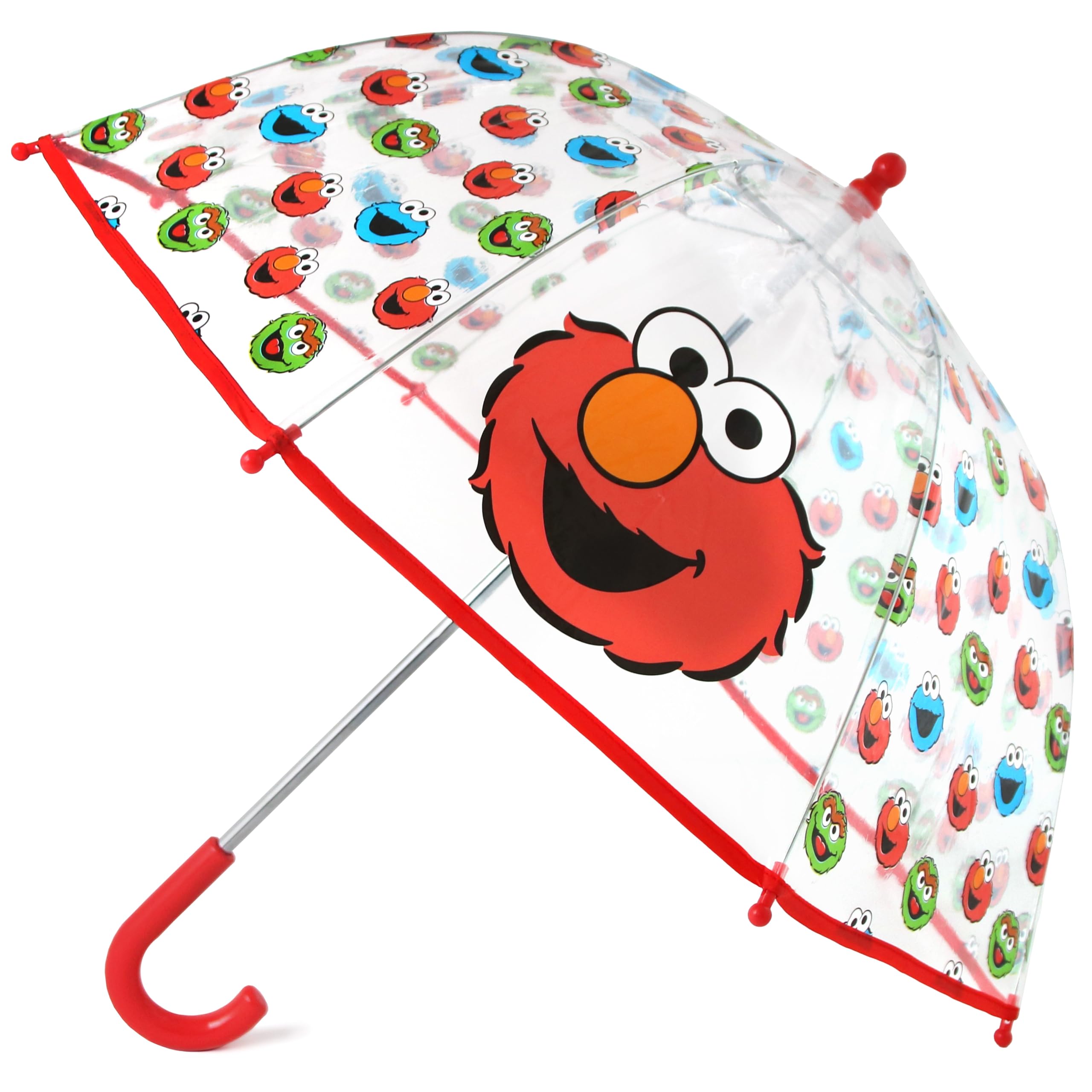ABG Accessories Kids Umbrella for Boys and Girls Dome clear bubble umbrellas for Rain Windproof & Transparent with Easy Grip Handle Ages 3-10
