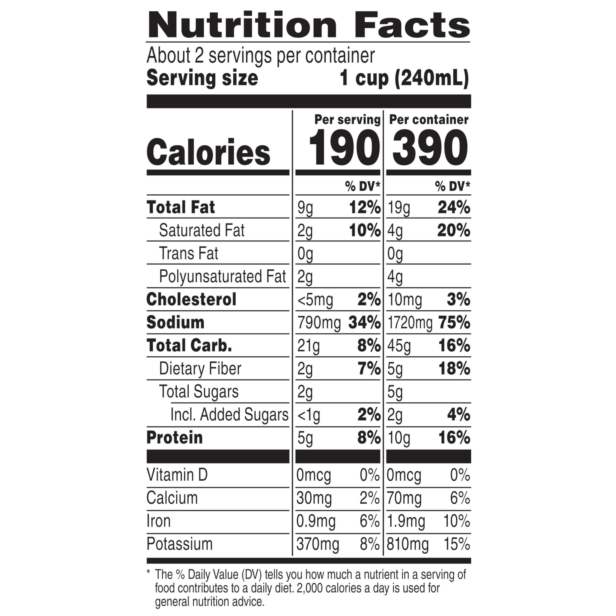 Campbell’s Chunky Soup, Baked Potato with Cheddar and Bacon Bits Soup, 18.8 Oz Can