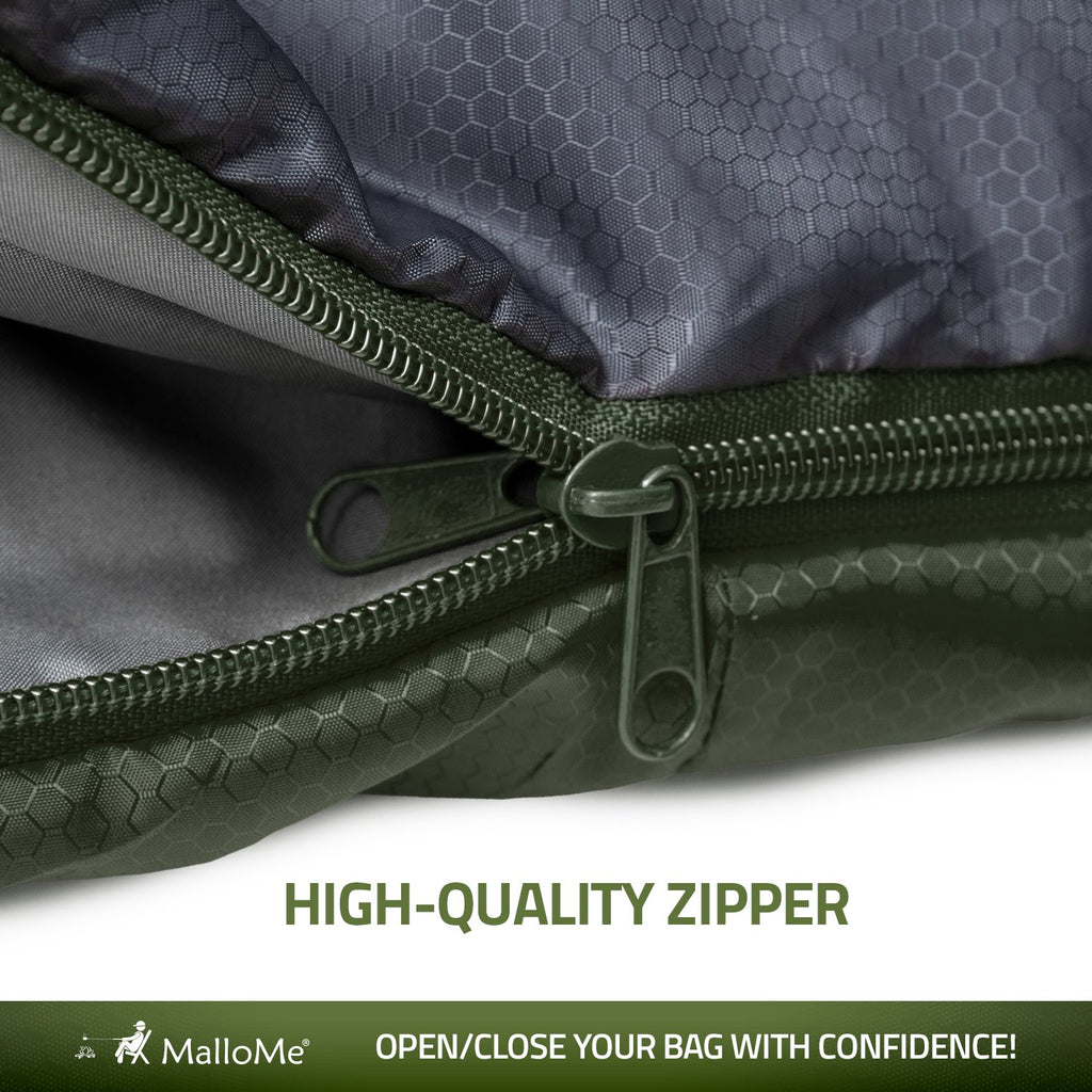 MalloMe Sleeping Bags for Adults Cold Weather & Warm - Backpacking Camping Sleeping Bag for Kids, Girls, Boys - Lightweight Camping Essentials Gear Accessories Hiking Sleep Must Haves Single & Double
