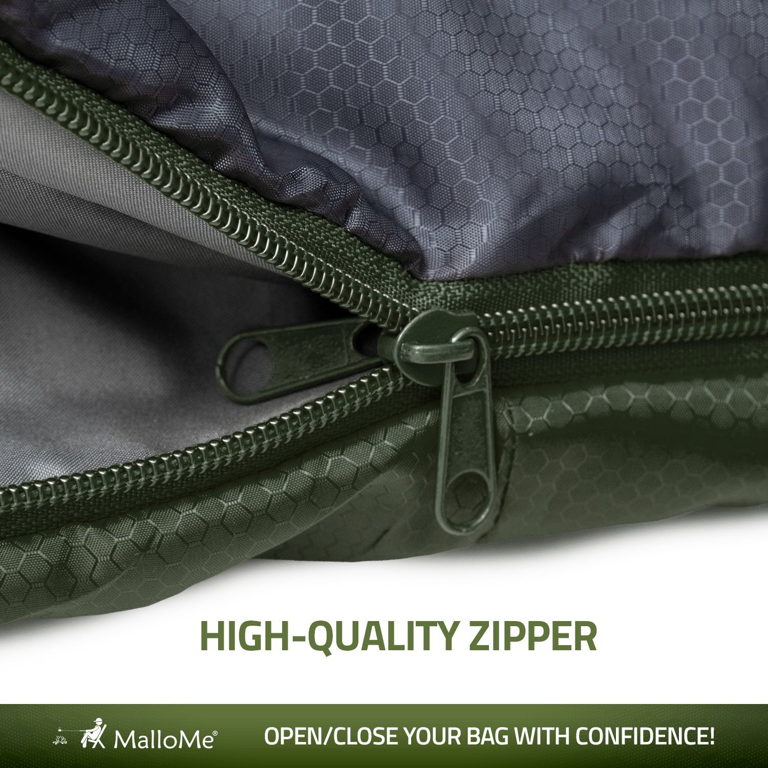 MalloMe Sleeping Bags for Adults Cold Weather & Warm - Backpacking Camping Sleeping Bag for Kids, Girls, Boys - Lightweight Camping Essentials Gear Accessories Hiking Sleep Must Haves Single & Double