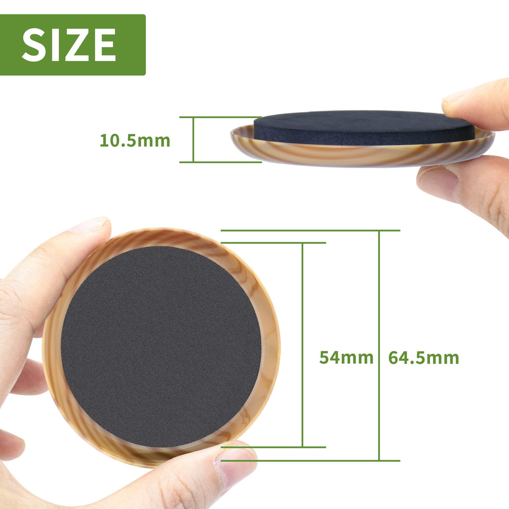 Furniture Sliders for Carpet 4 PCS - 9 1/2 inch Furniture Moving Slider Chair Legs Floors Protectors– Move Your Furniture Easy & Safely (for Carpet)