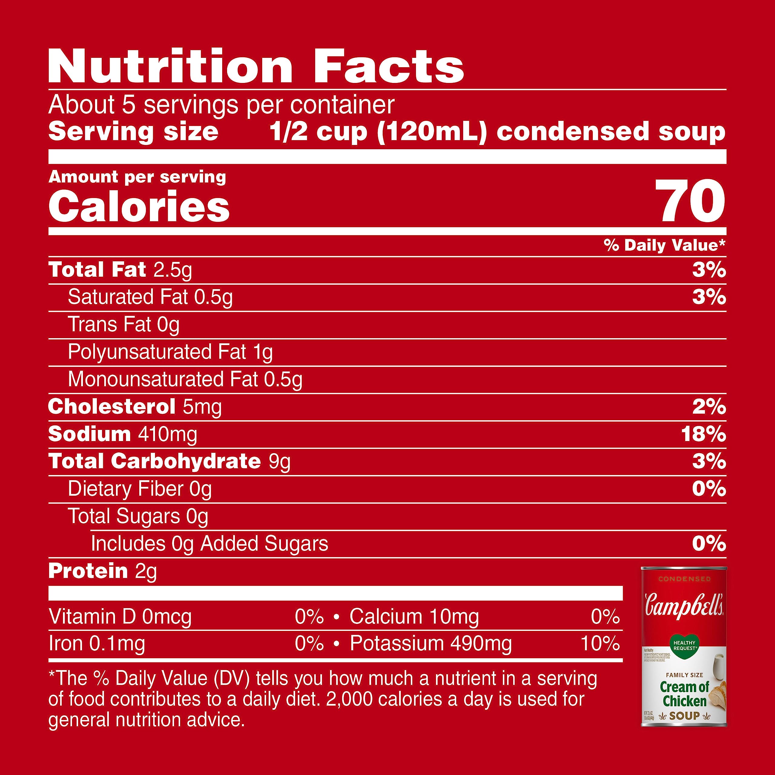 Campbell's Condensed Chicken Gumbo Soup, 10.5 Ounce Can