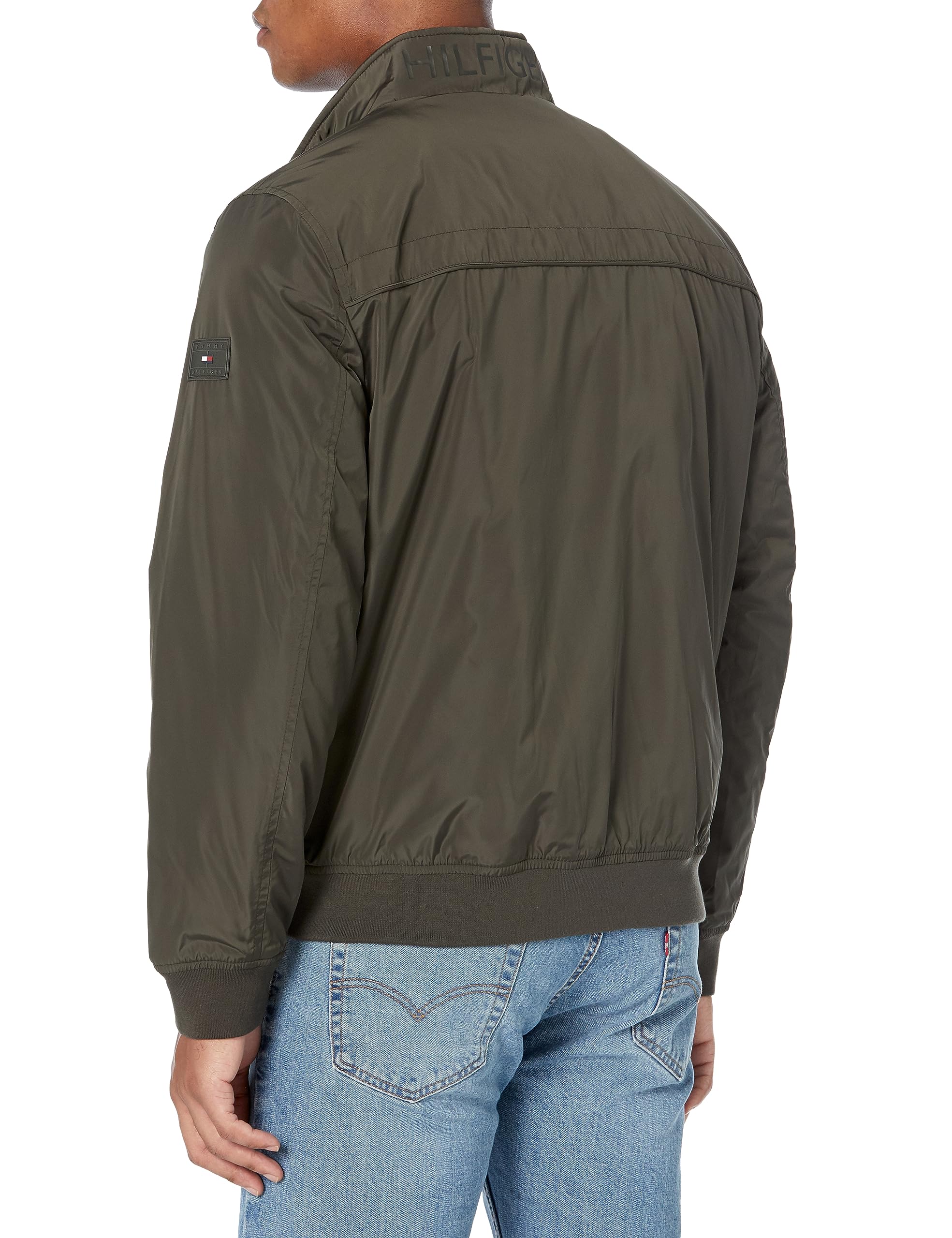 Tommy Hilfiger Men's Performance Faux Memory Bomber Jacket