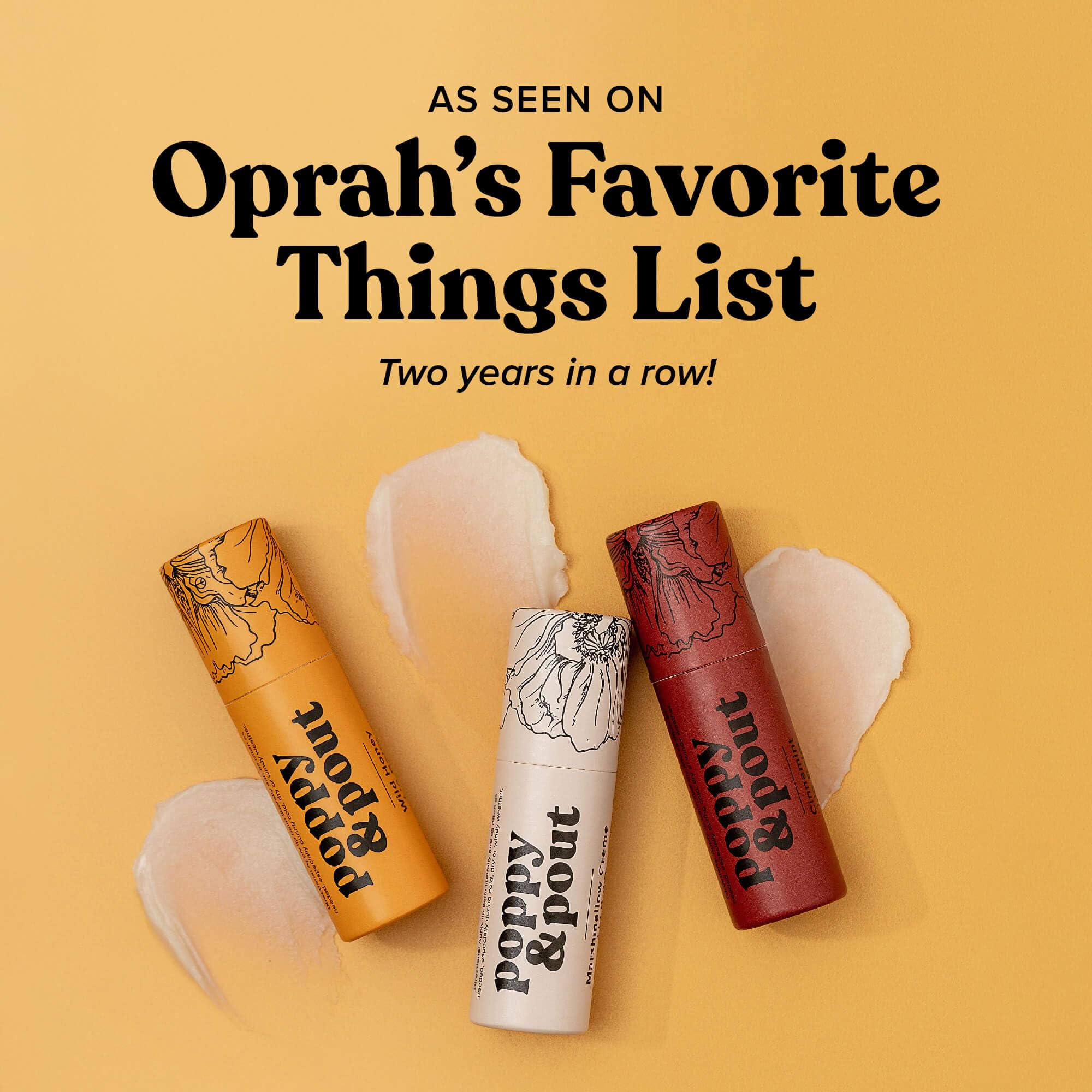 Poppy & Pout Blood Orange Mint Jumbo Lip Balm | All Natural Lip Balms & Moisturizers | Hydrates with Beeswax, Vitamin E, Organic Coconut Oil | Cruelty-Free | Lip Balm in Recyclable Cardboard Tube