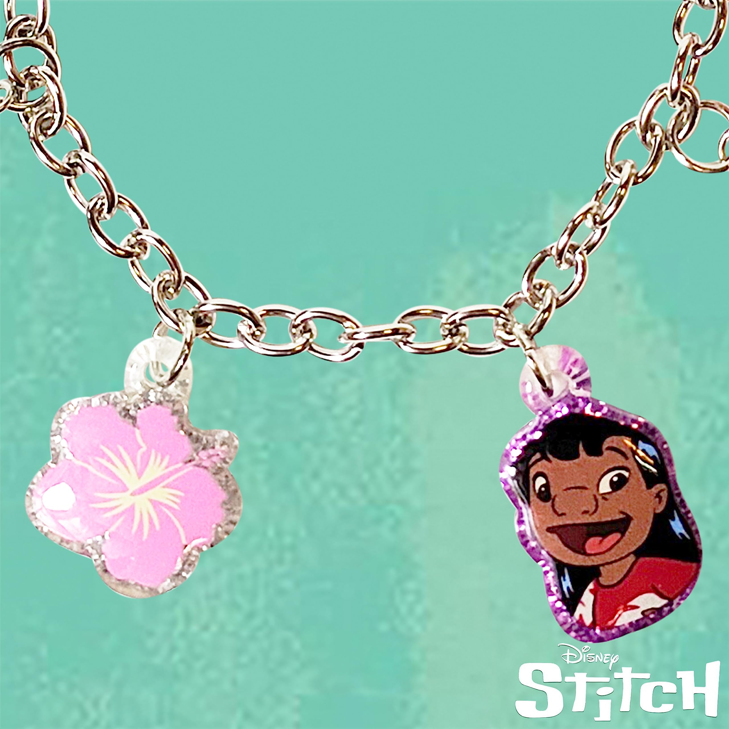 LUV HER 7" Minecraft Bracelet with 4 Metal Charms - Minecraft -Ages 3+