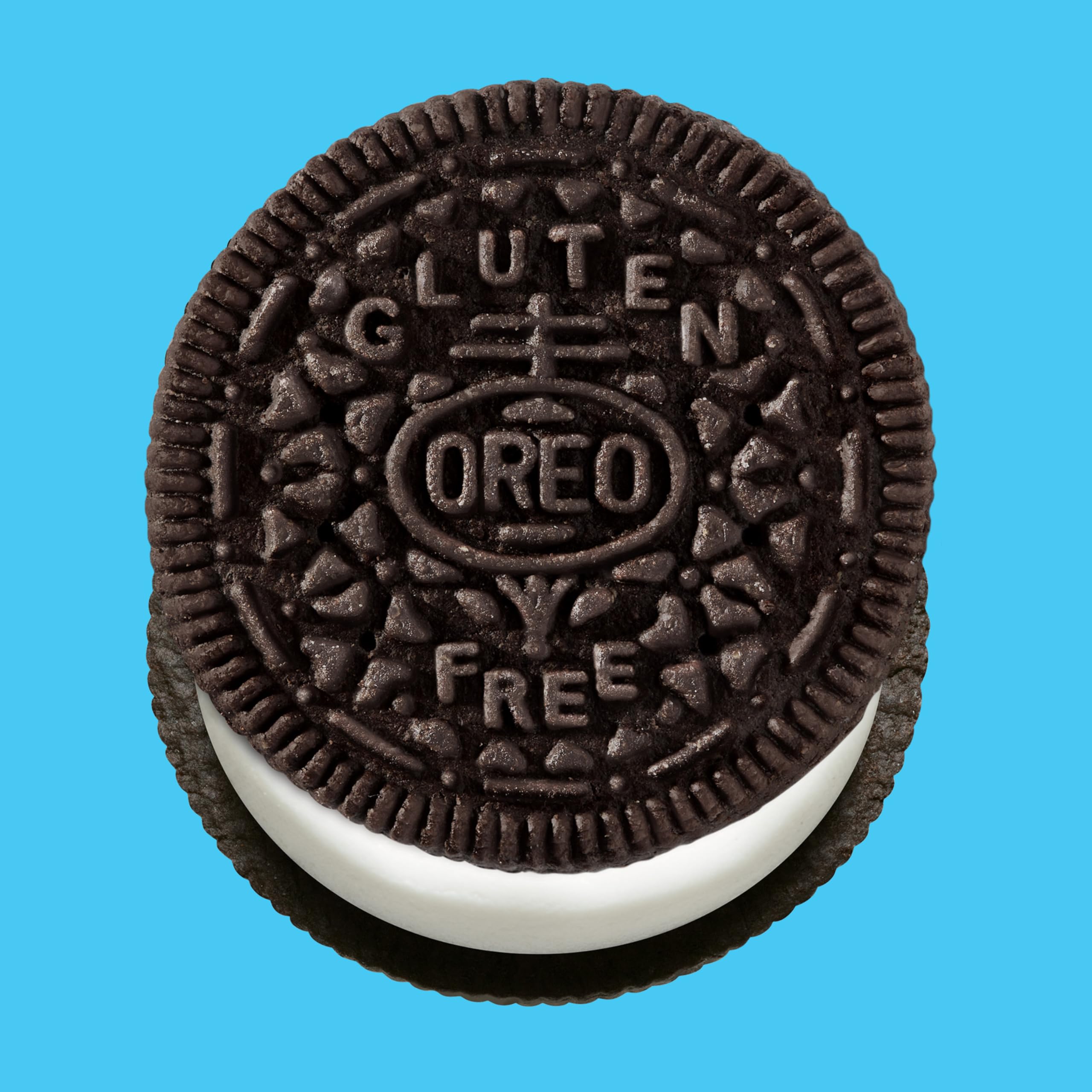 OREO Double Stuf Golden Sandwich Cookies, Family Size, 20 oz