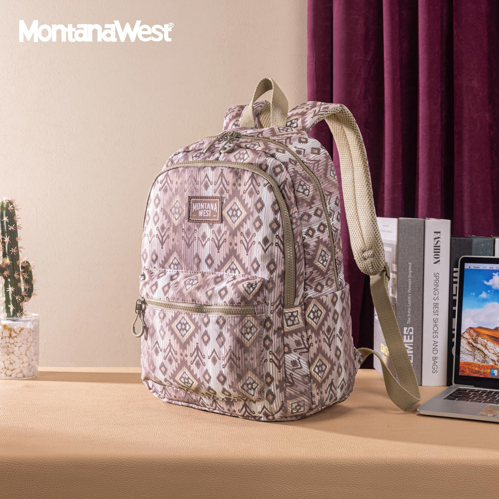 Montana West Backpack Purse for Women Western Aztec Backpack Purse Lightweight Casual Daypack for Travel