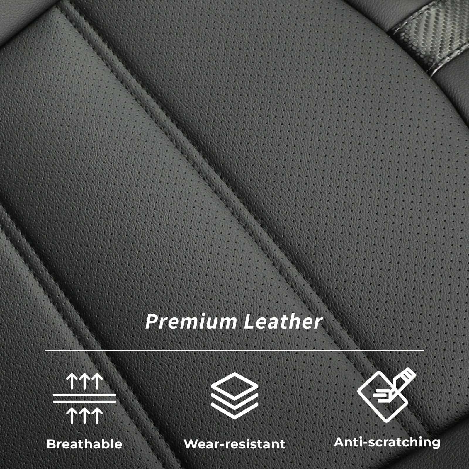 coverdream Front Seat Covers Custom Fit for Toyota Tacoma 2016 2017 2018 2019 2020 2021 2022 2023 SR SR5 TRD Series,Limited Pickup Truck,Breathable Seat Protector,Fit Like A Glove (Gray,2-Pack Only)