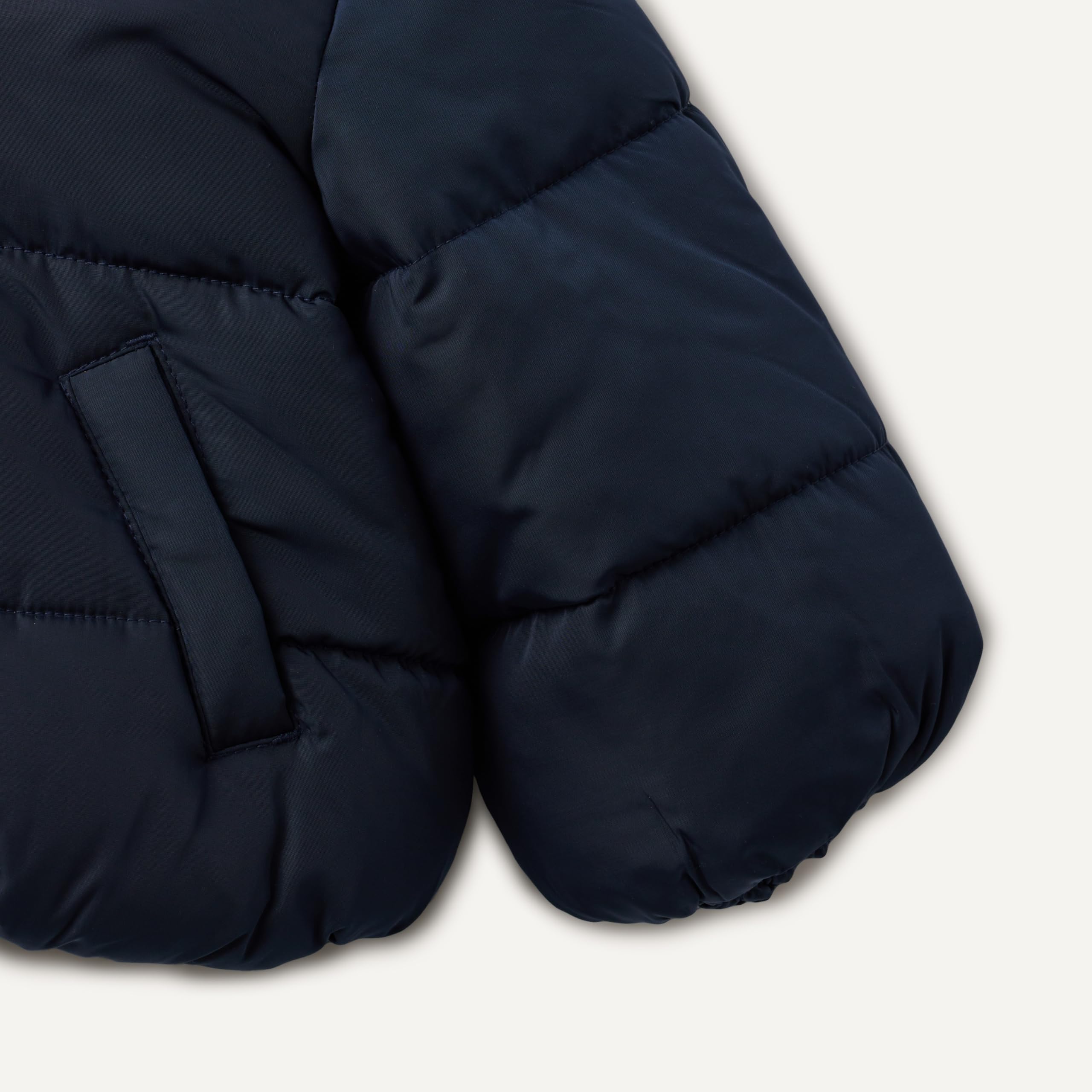 Amazon Essentials x Sofia Grainge Babies, Toddlers, and Boys' Water-Resistant Hooded Puffer Jacket