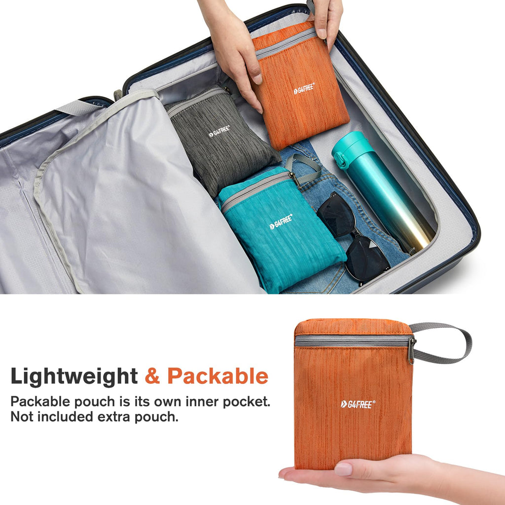 G4Free 10L/15L Hiking Backpack Lightweight Packable Hiking Daypack Small Travel Outdoor Foldable Shoulder Bag