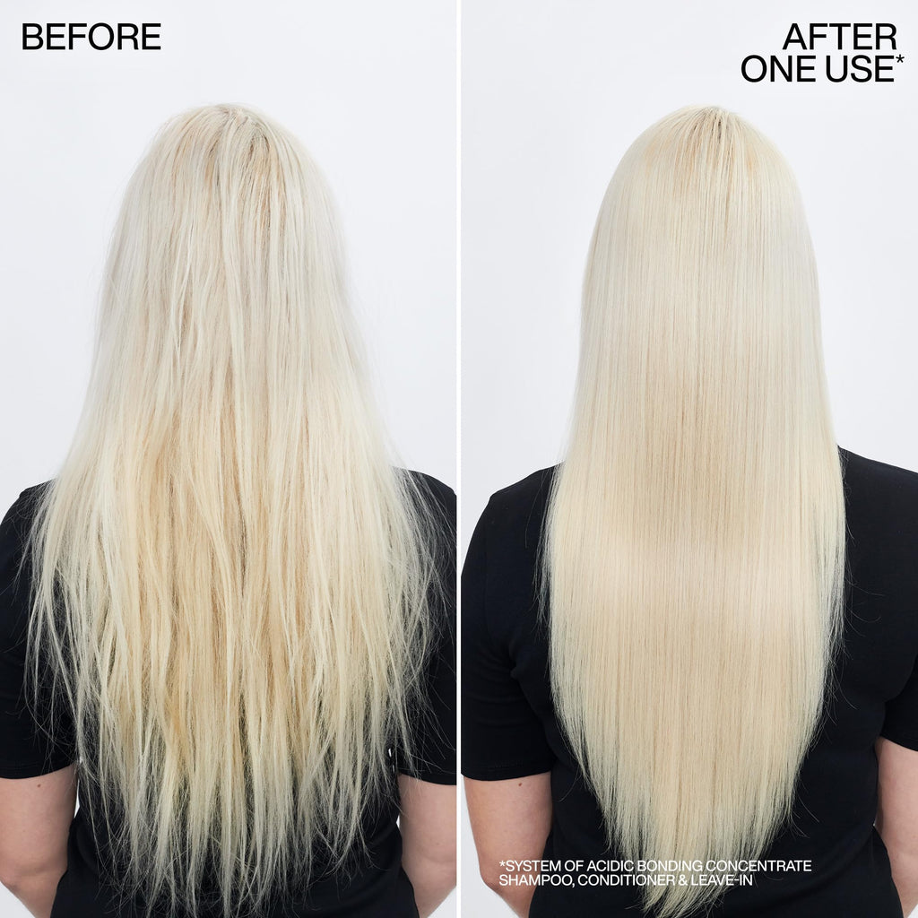 Redken Acidic Bonding Concentrate Conditioner For Damaged Hair Repair - Strengthens and Repairs Weak and Brittle Hair, Sulfate-Free, With Citric Acid