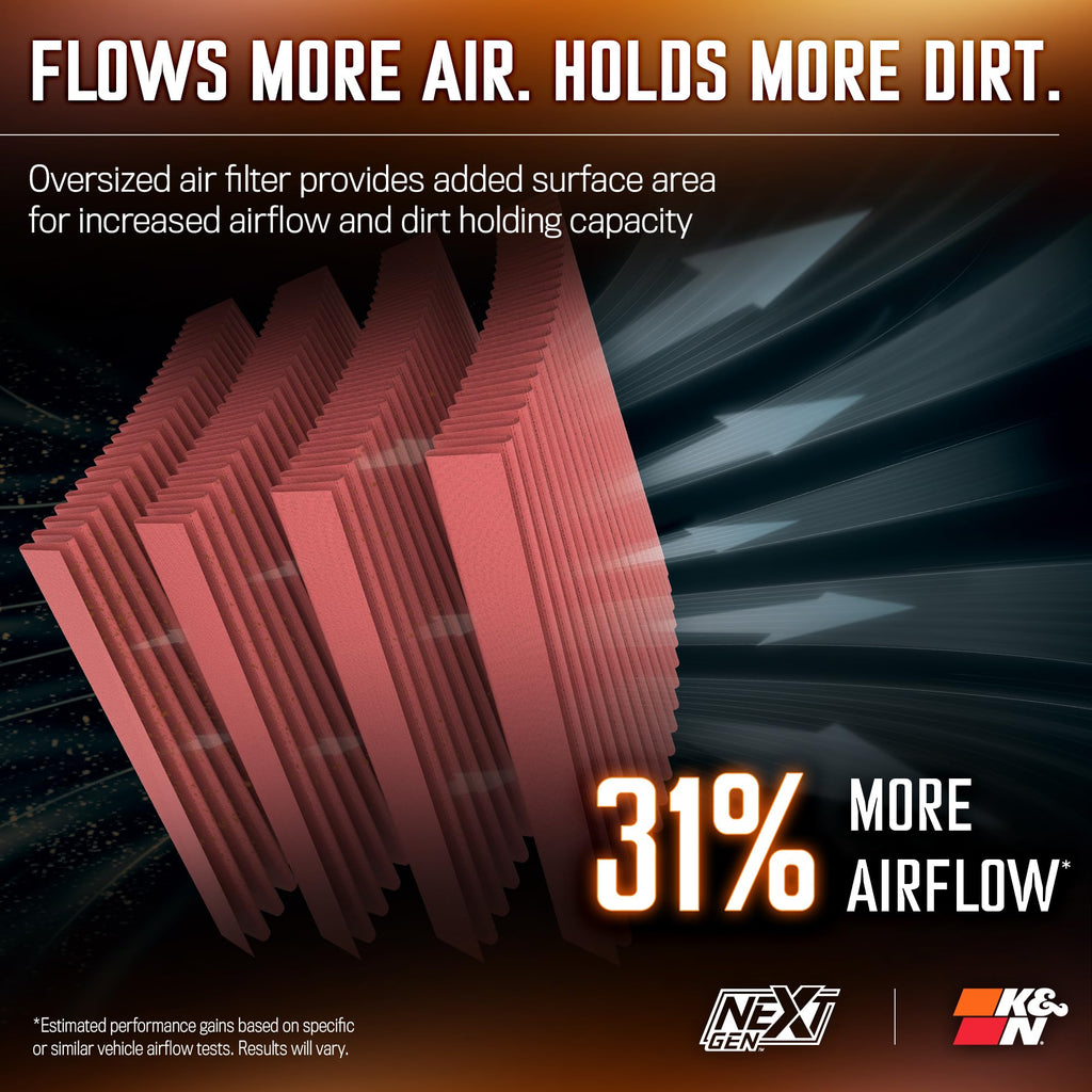 K&N Cold Air Intake System: High-Flow Air Filter, Increase Performance & Towing: Compatible with 2009-2014 Chevy/GMC/Cadillac Silverado, Suburban, Tahoe, Sierra, Yukon, Escalade, Avalanche, 57-3070