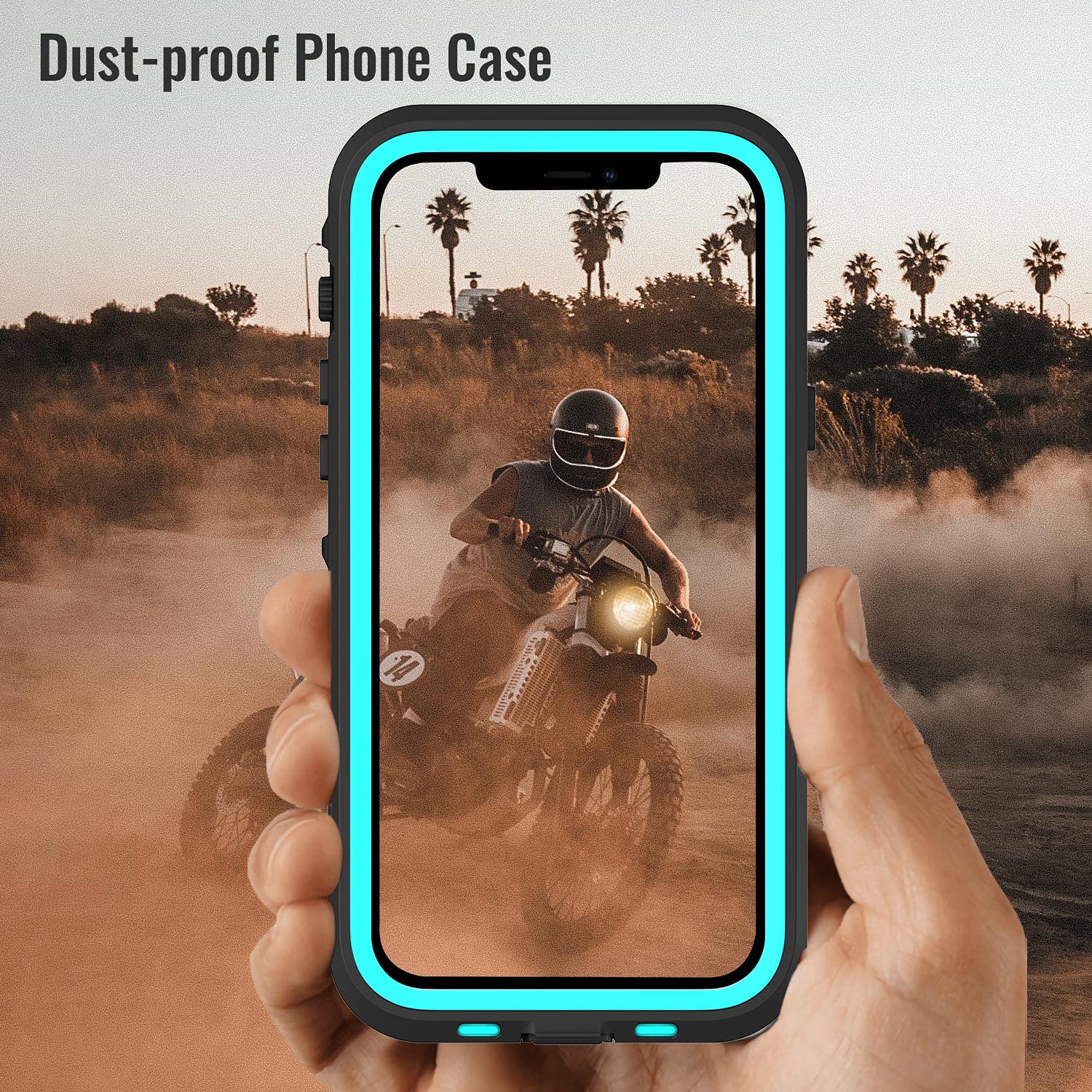 iPhone 13 Pro Case, Waterproof & Shockproof Phone Case, Full Protection, IP68, 6.1 Inch, Black