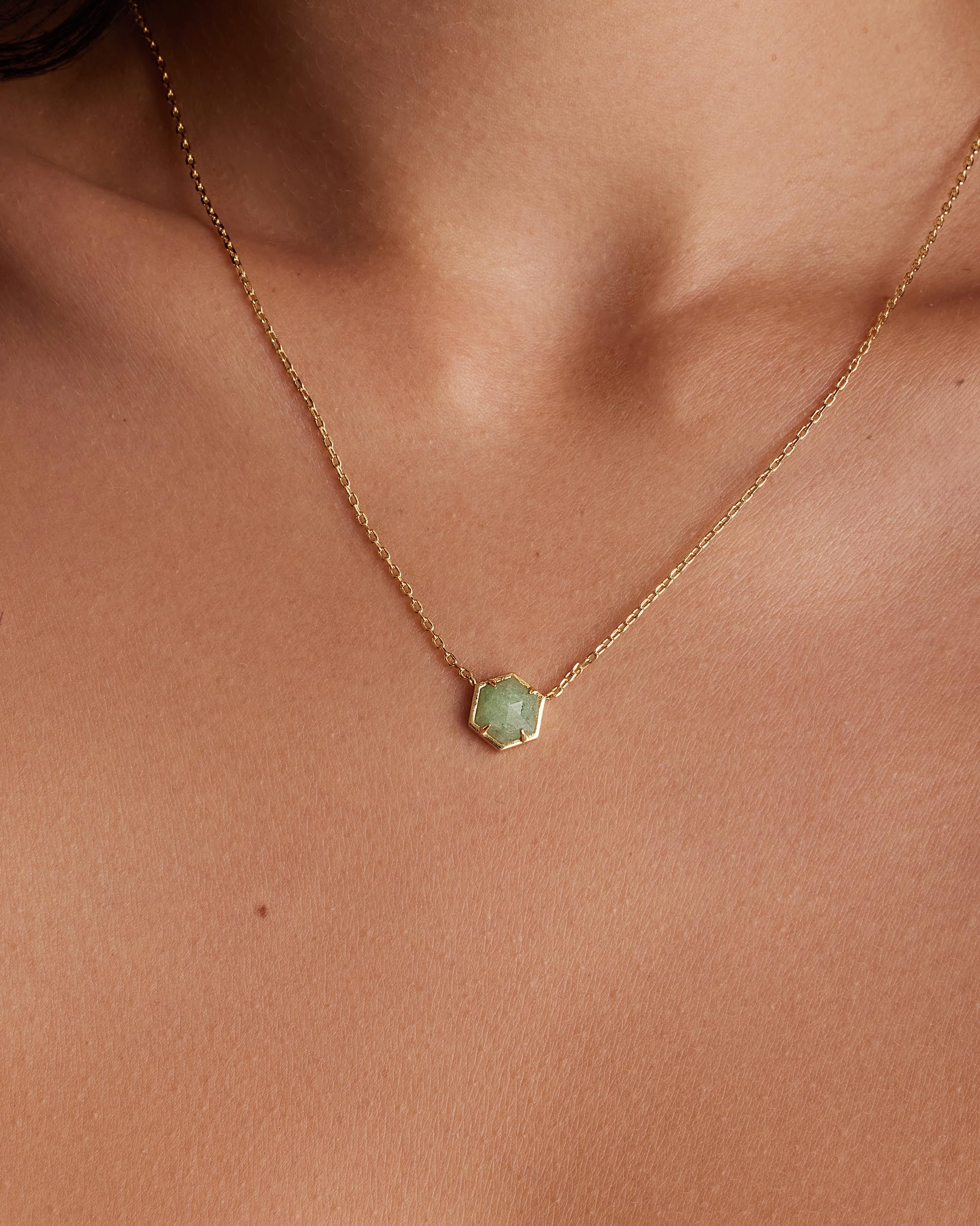 PAVOI 14K Gold Plated Gemstone Pendant Necklace | Dainty Chain Necklaces for Women | Amethyst, Onyx, Green Fluorite, Labradorite, Pearl, Rose Quartz, Agate, Sodalite, Turquoise Gemstone Pendants