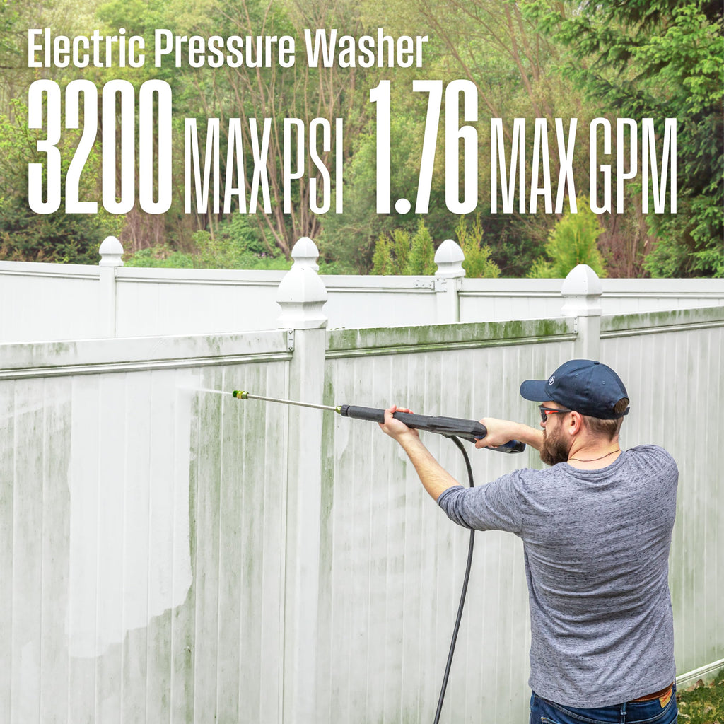 Westinghouse WPX2300e Electric Pressure Washer, 2300 Max PSI and 1.76 Max GPM, Induction Motor, Onboard Soap Tank, Spray Gun and Wand, 5 Nozzle Set, for Cars/Fences/Driveways/Homes/Patios/Furniture
