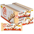 Kinder Bueno White Chocolate Bar with Crispy Wafer and Hazelnut Filling, 30 Pack, 2 Individually Wrapped Bars per Pack, 1.4 oz Each
