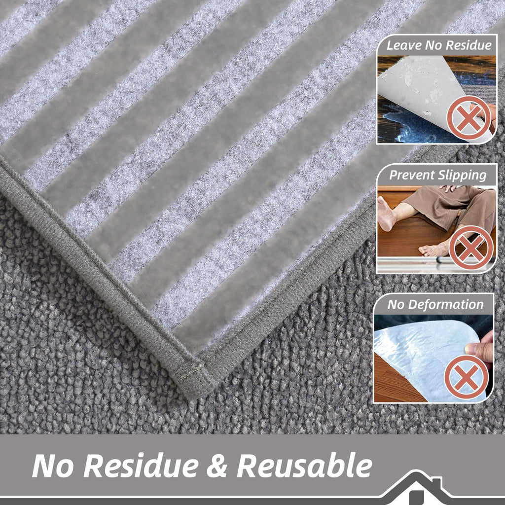 BEQHAUSE Stair Treads for Wooden Steps 28inX9in, Non Slip Carpet Stair Treads Indoor Stair Runners Machine Washable, Soft Stair Rugs Mat Surface Polyester TPE Backing, 4pcs, Beige