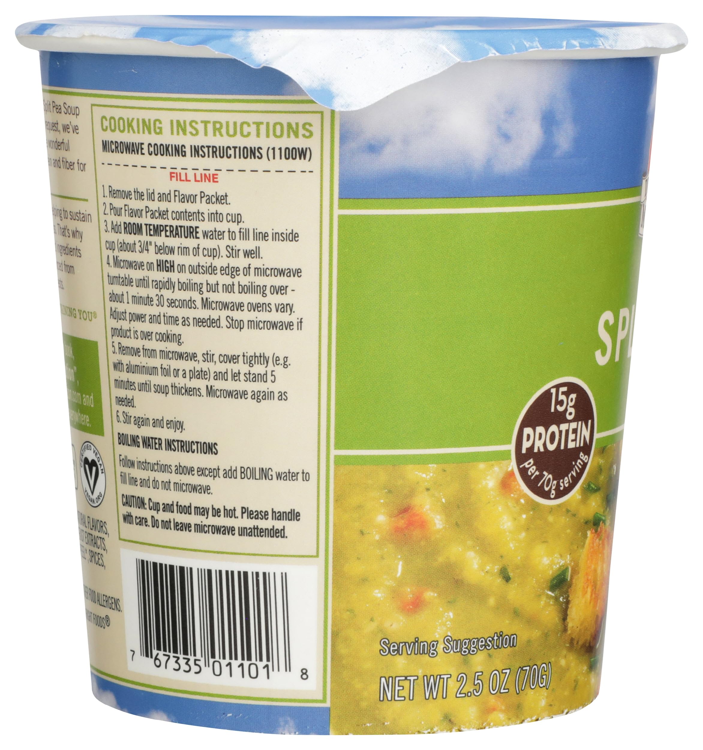 Dr. McDougall's Vegan Black Bean & Lime Soup, 3.4 oz