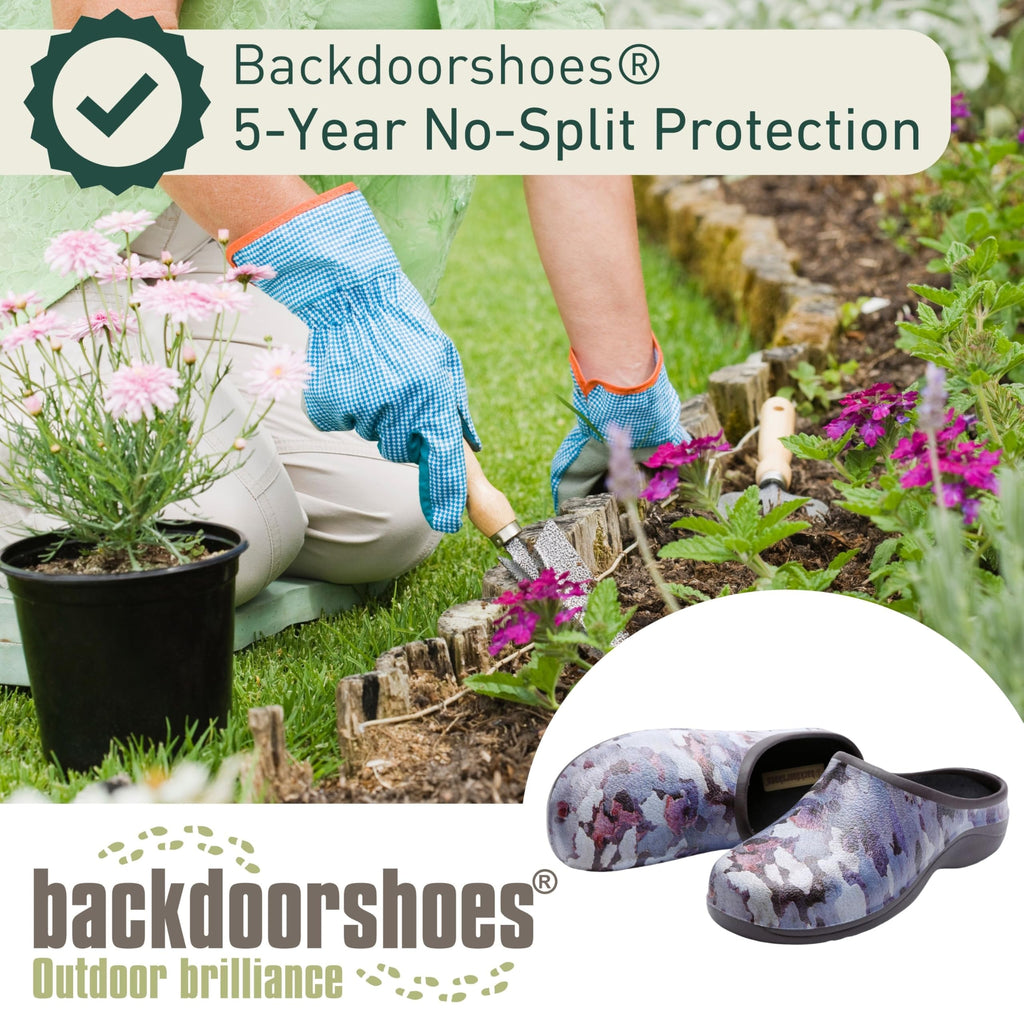 Backdoorshoes Waterproof Premium Garden Clog Shoes for Women with Arch Support