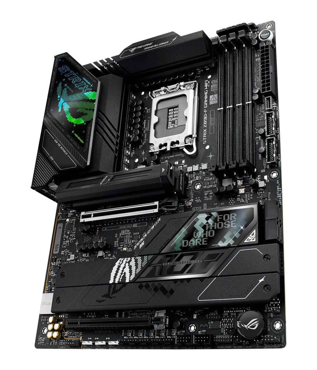 ASUS ROG Strix Z790-E Gaming WiFi 6E LGA 1700(Intel 14th,13th&12th Gen) ATX gaming motherboard(PCIe 5.0, DDR5,18+1 power stages,2.5 Gb LAN,Thunderbolt 4,5xM.2, 1xPCIe 5.0 M.2,Front panel USB 3.2 port)