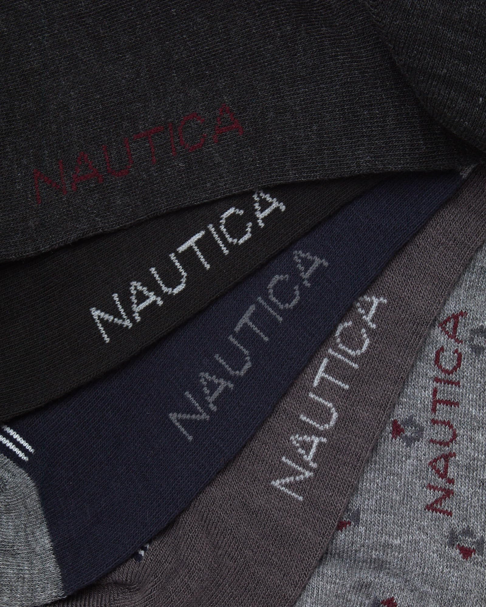 Nautica Mens Dress Socks - 5 Pack Breathable Comfort Stretch Crew-Length Work Socks for Men for Business Formal Wear (6-12.5)