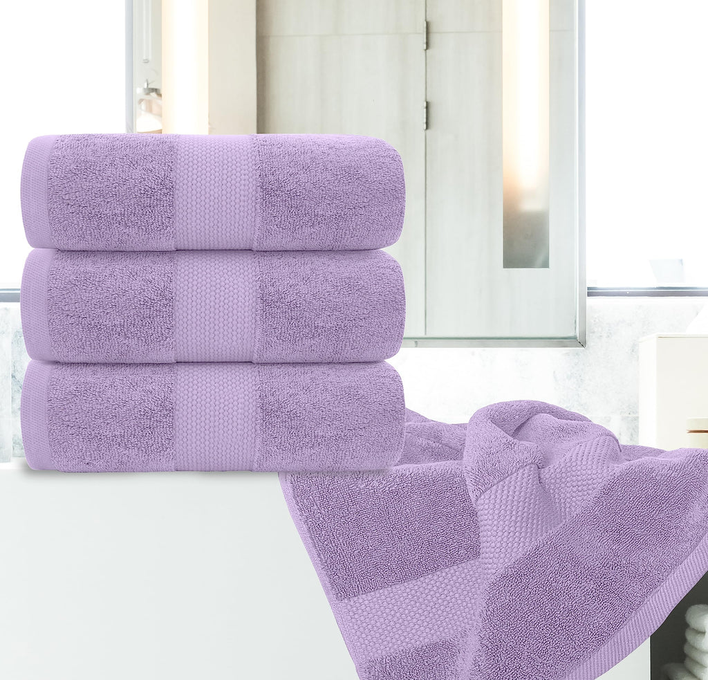 White Classic Luxury Bath Towels Set of 4 Large - 700 GSM Turkish Cotton Ultra Soft Bath Towels 27x54 | Highly Absorbent and Quick Dry | Hotel Towels for Bathroom Luxury, Plush Shower Towels, White