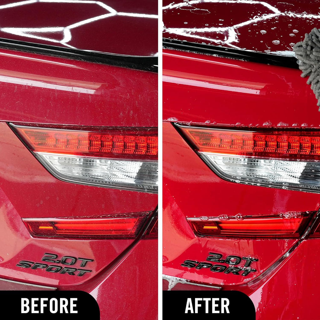 Turtle Wax Hybrid Solutions Ceramic Car Wash and Wax, Gentle pH Neutral Car Cleaner with Extreme Water Beading Paint Protection, High Gloss Spot-Free, Car Wax Shine, Fruity Scent, 48 oz (Pack of 1)